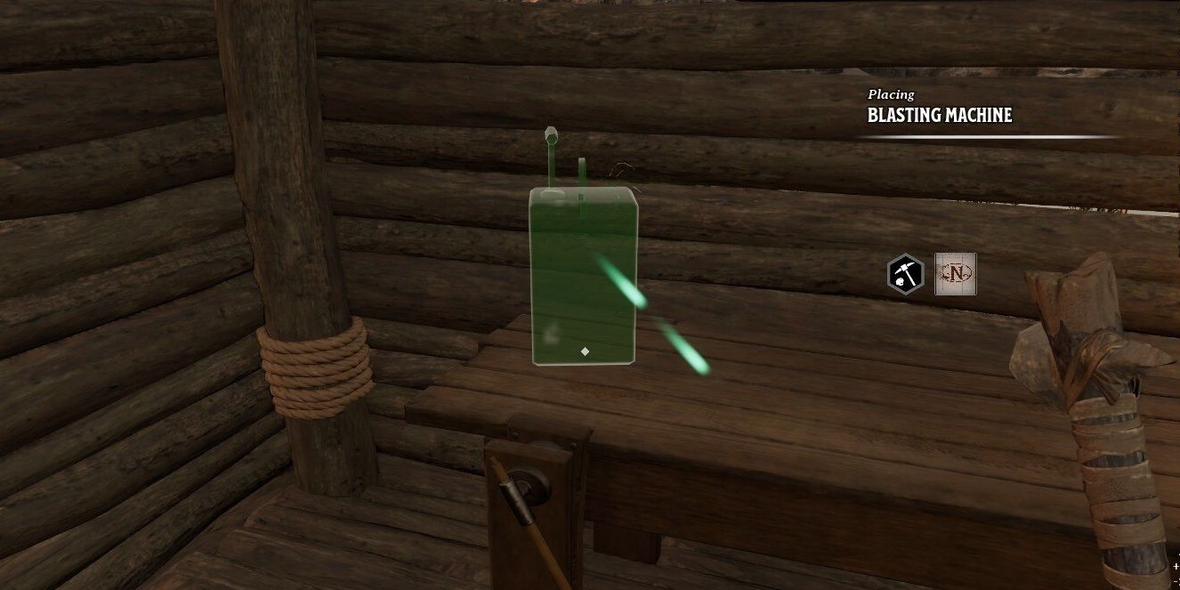 Placing a blasting machine in nightingale