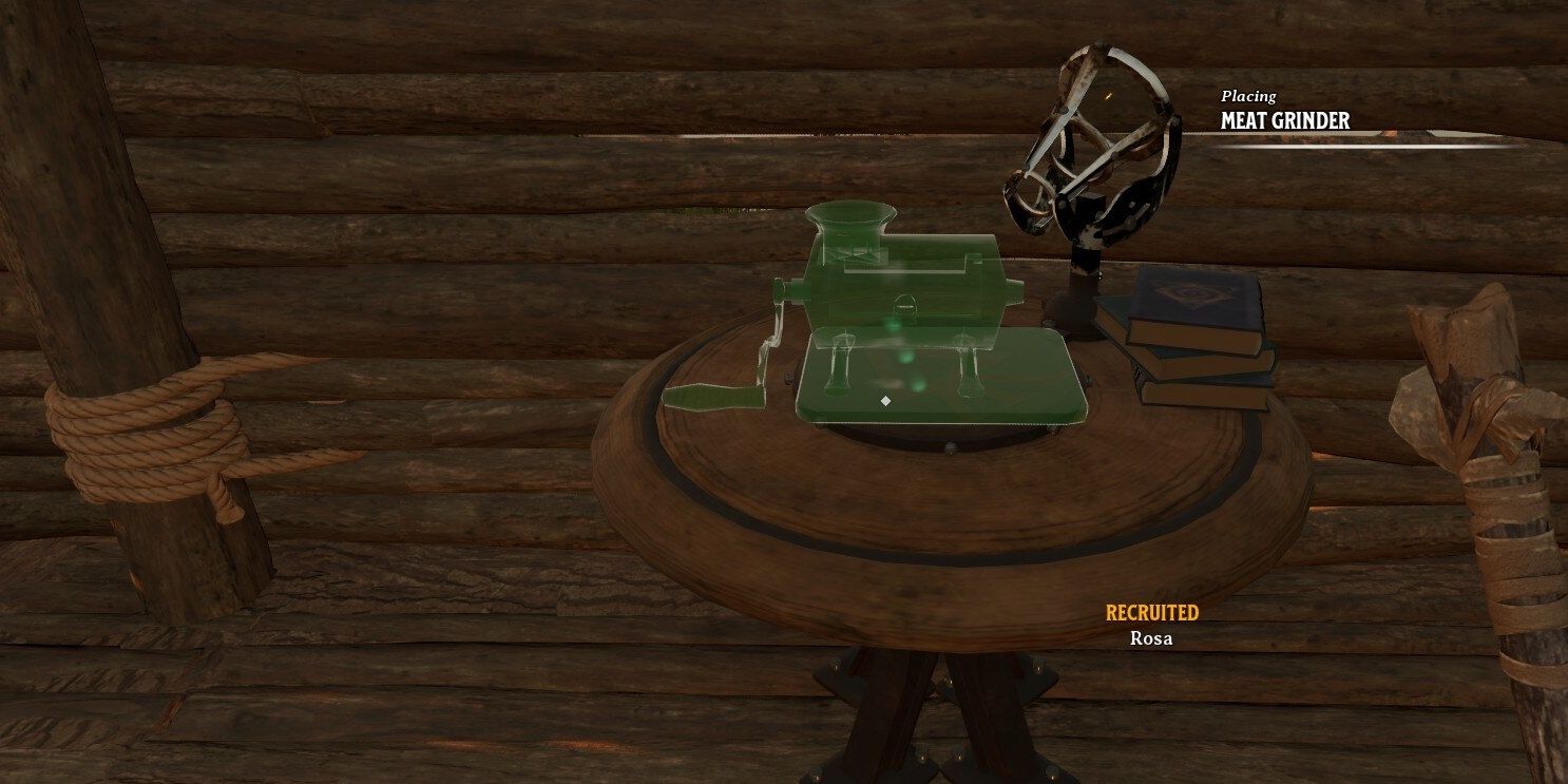 placing a meat grinder in nightingale