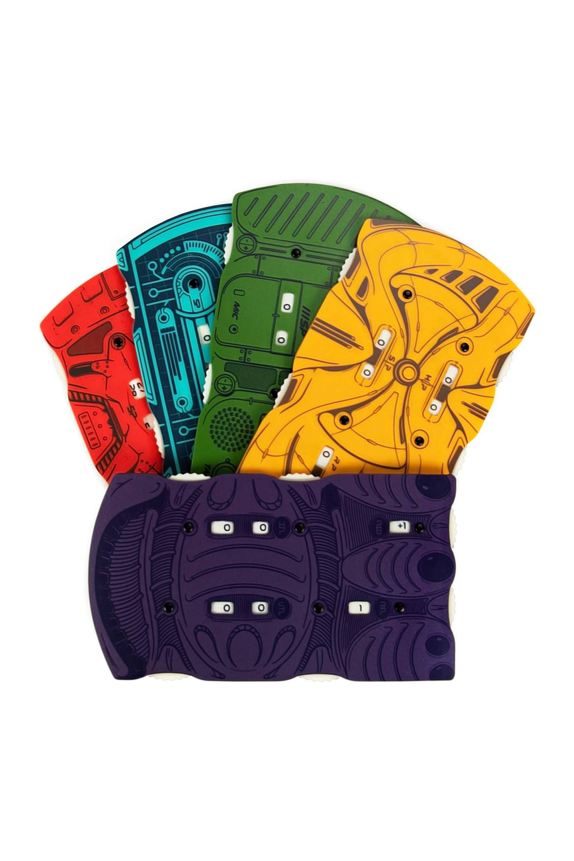 Stratagem 5-Pack Sci-Fi Pocket Health Trackers