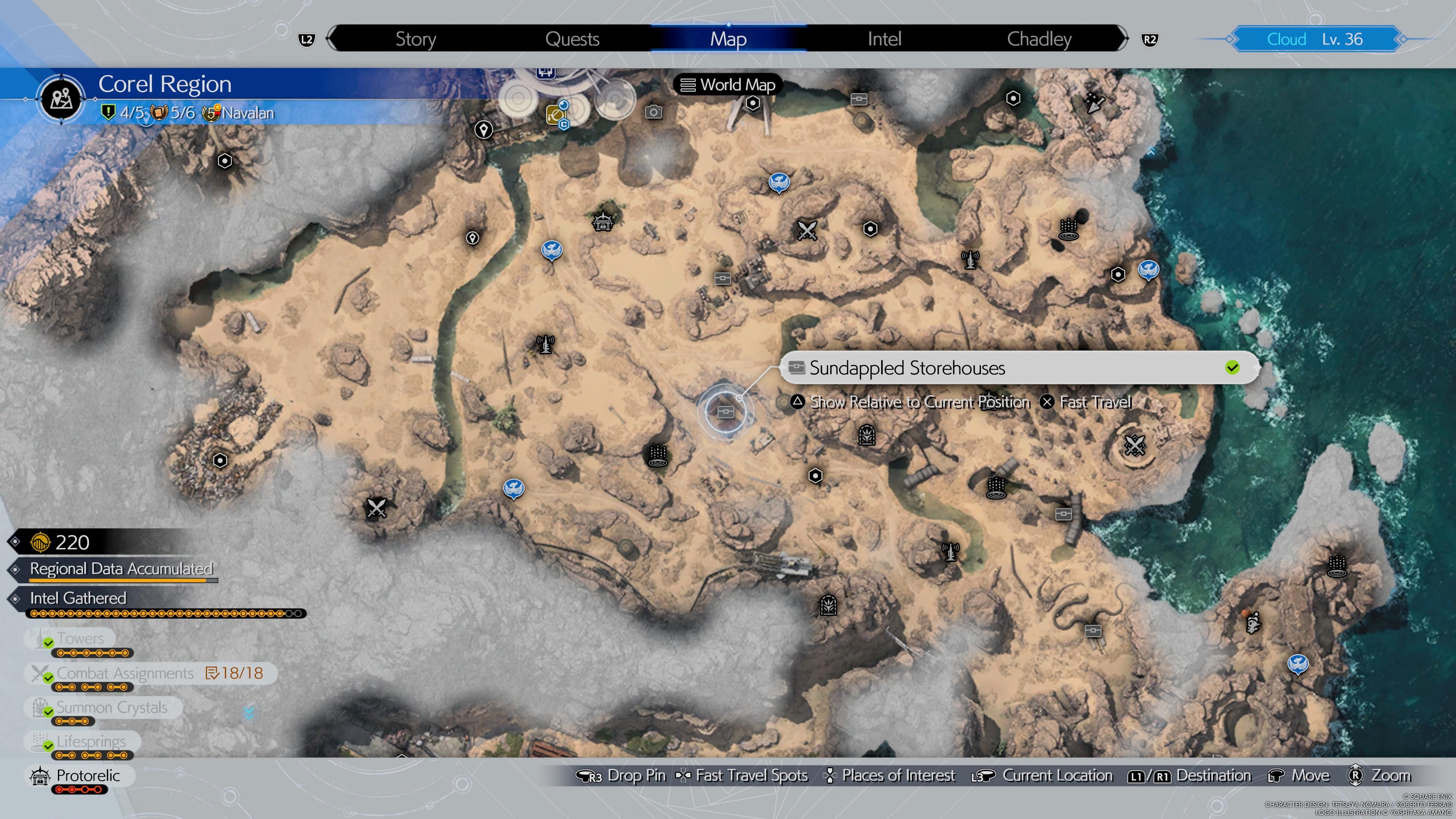 Sundappled Storehouses cache - FF7 Rebirth