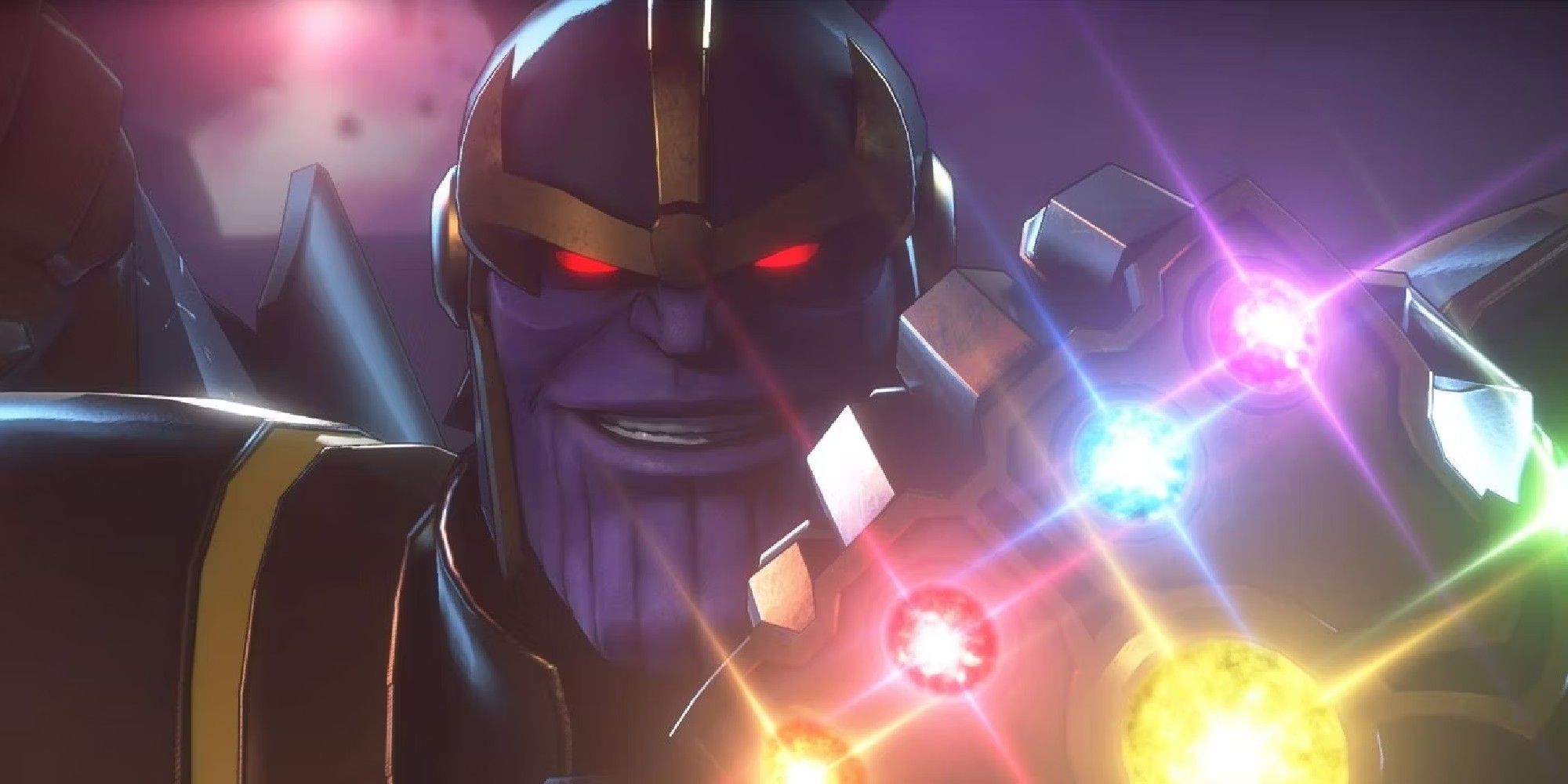 Thanos the mad titan from Marvel Comics
