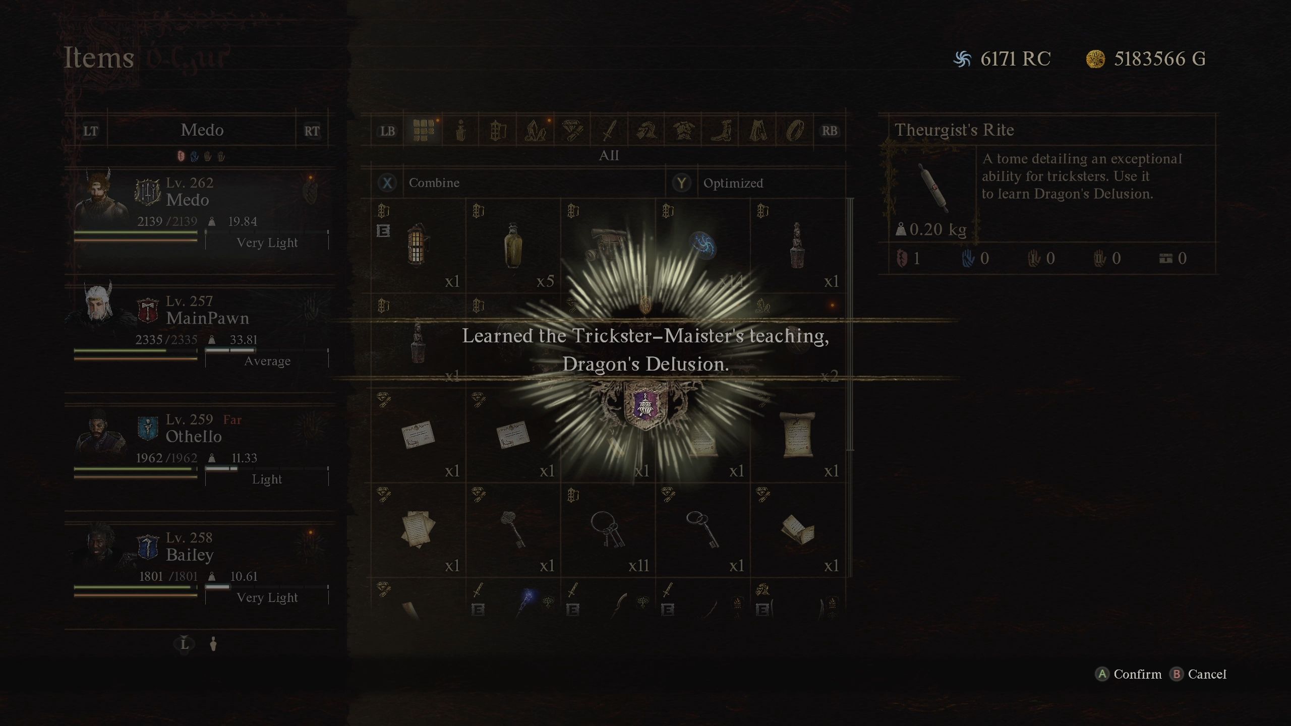 The arisen just earned the Trickster ultimate skill Dragon's Delusion in Dragon's Dogma 2