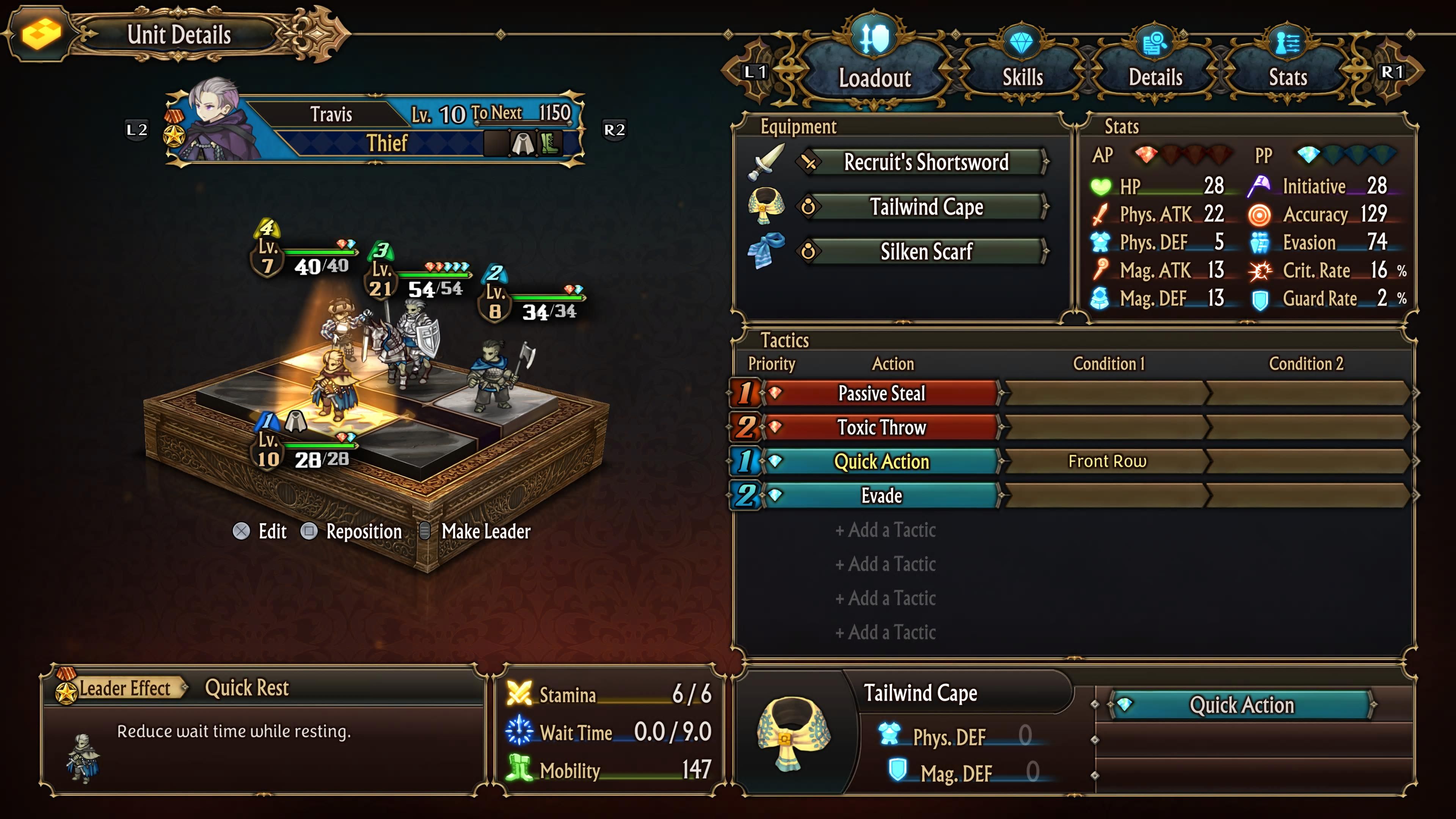 The Galerius Boss Killer unit in Unicorn Overlord