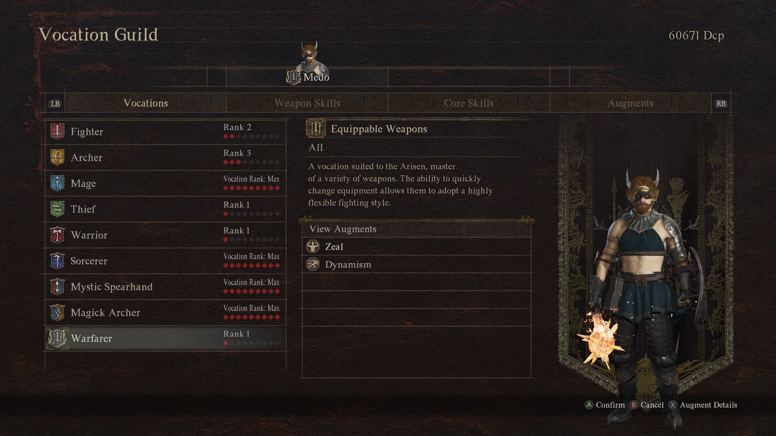 The Warfarer vocation - Dragon's Dogma 2