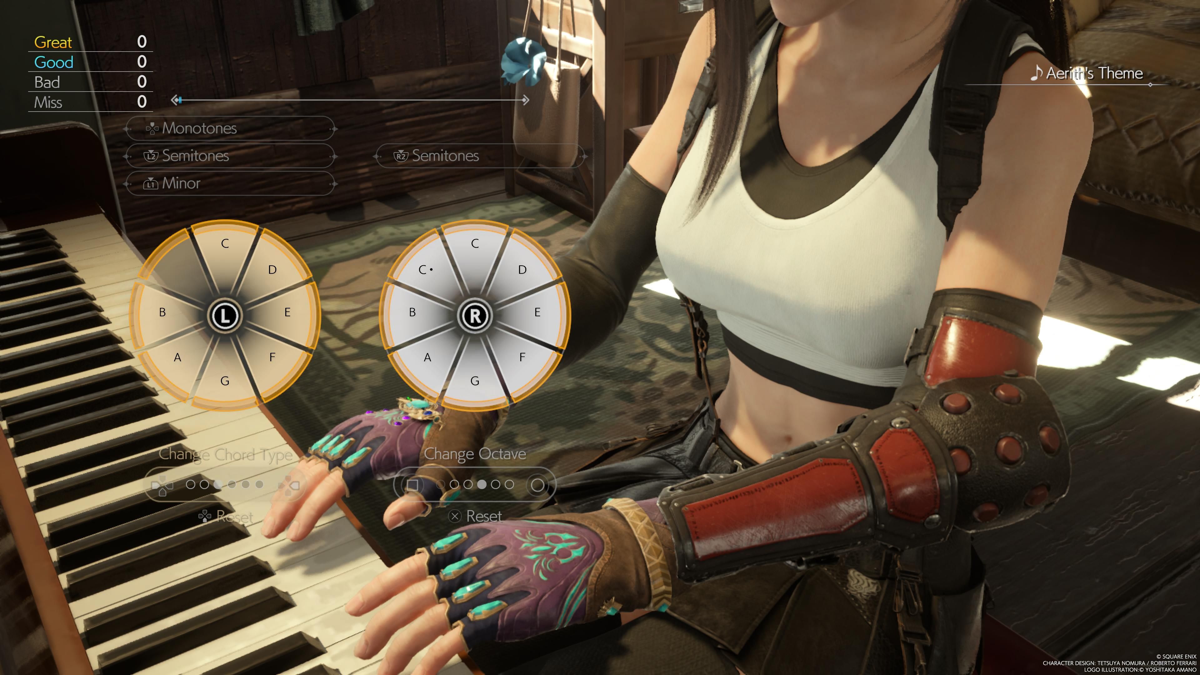 Tifa is playing the piano - FF7 Rebirth