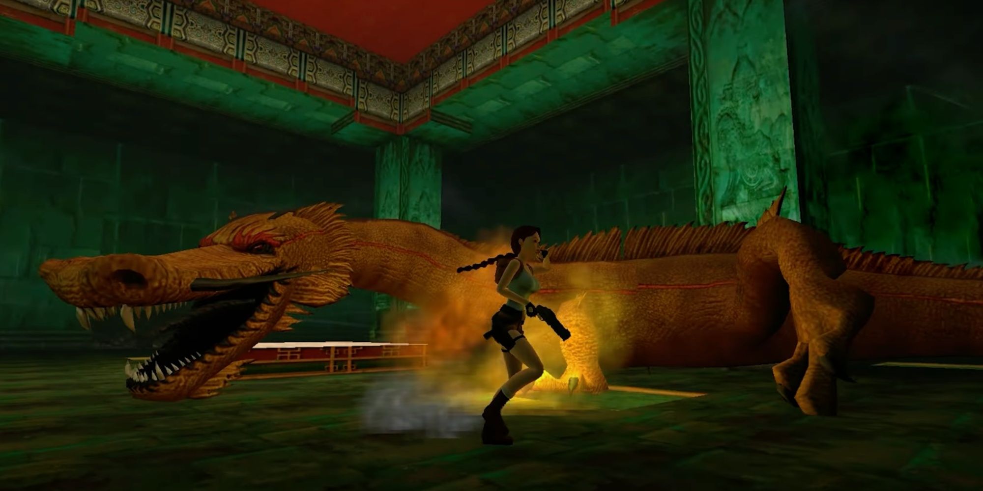 tomb raider 1-3 remastered dagger of xian dragon boss in dragon's lair