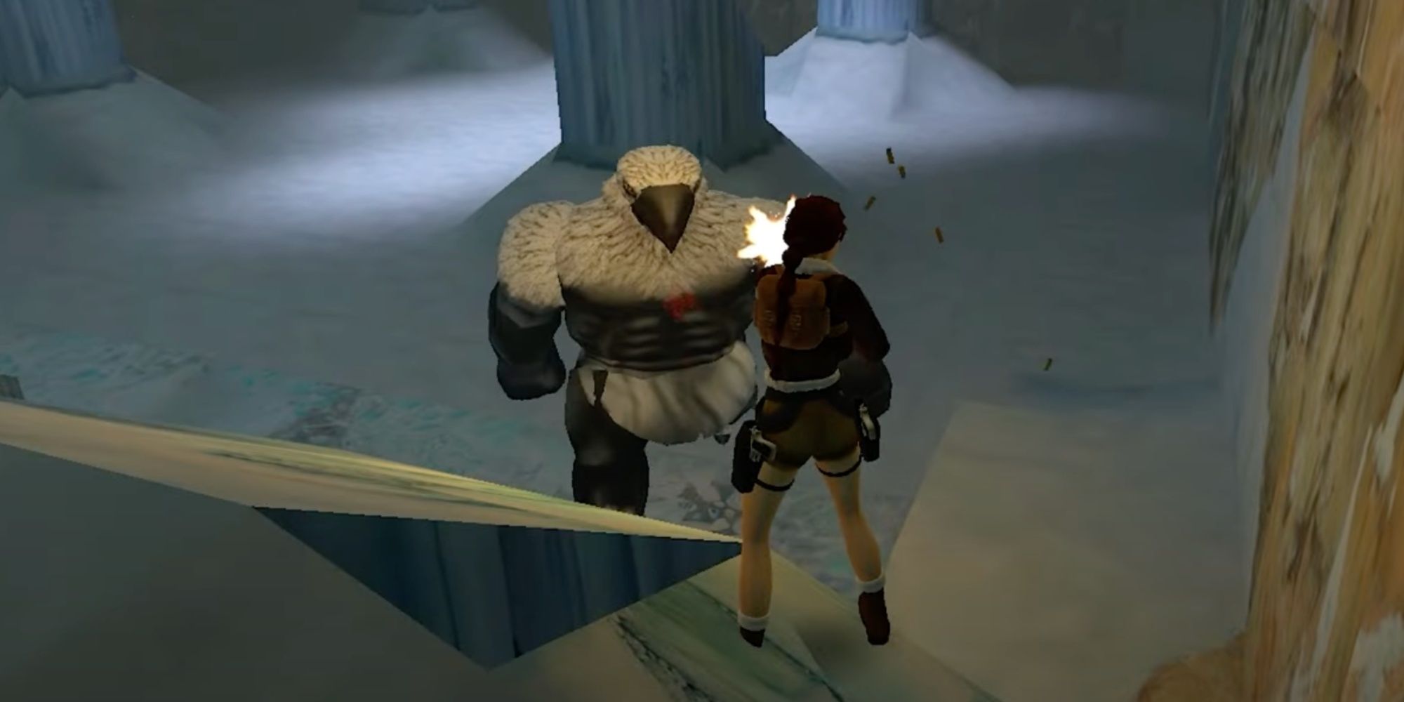 tomb raider 1-3 remastered guardian of the talion boss in the ice palace