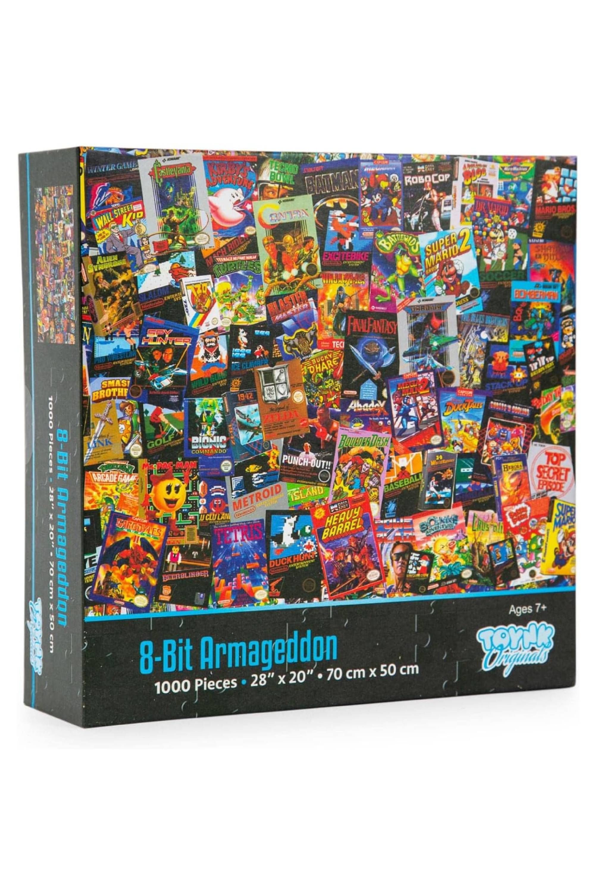 Toynk 8-Bit Armageddon Video Game 1000-Piece Puzzle