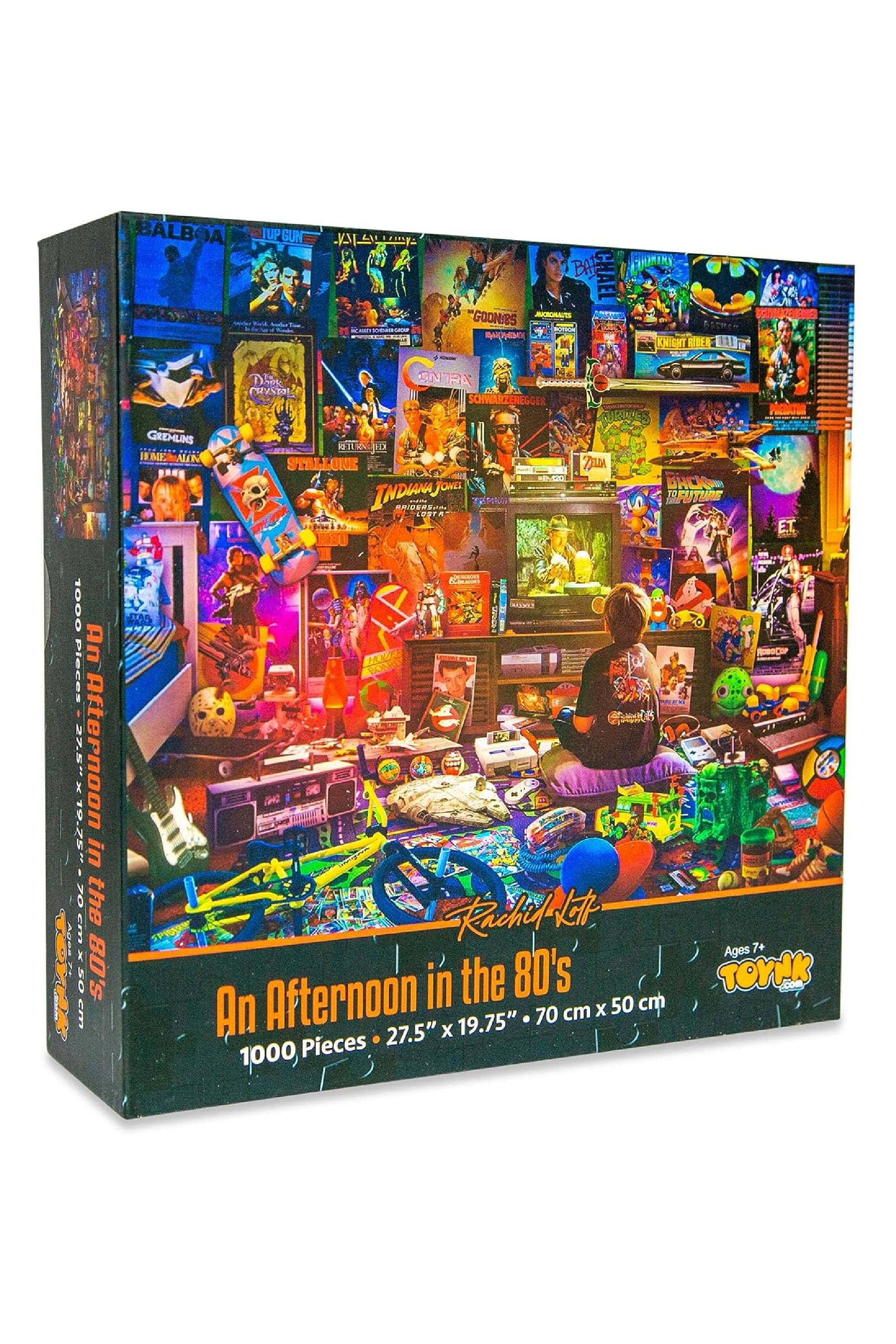 Toynk An Afternoon in The 80s Retro 1000-Piece Puzzle