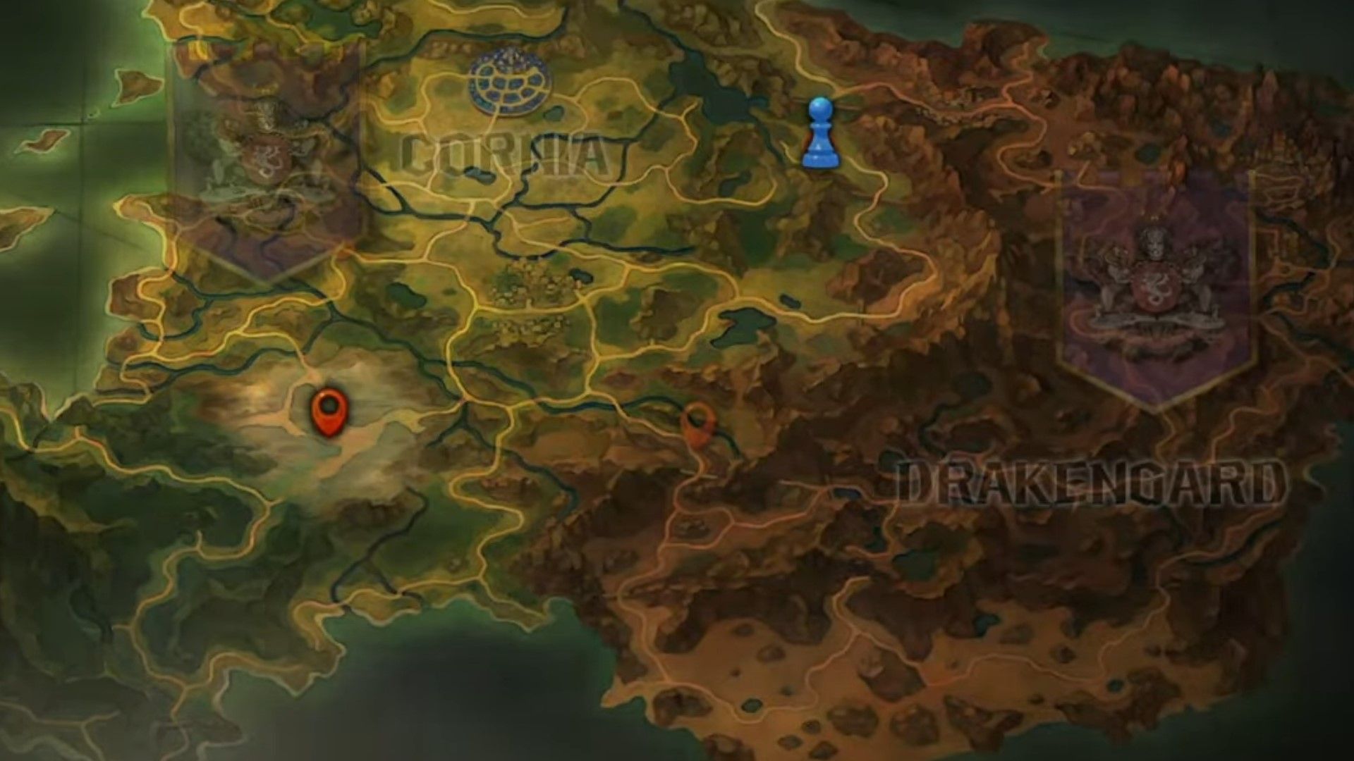 Unicorn Overlord Drakenhold Map
