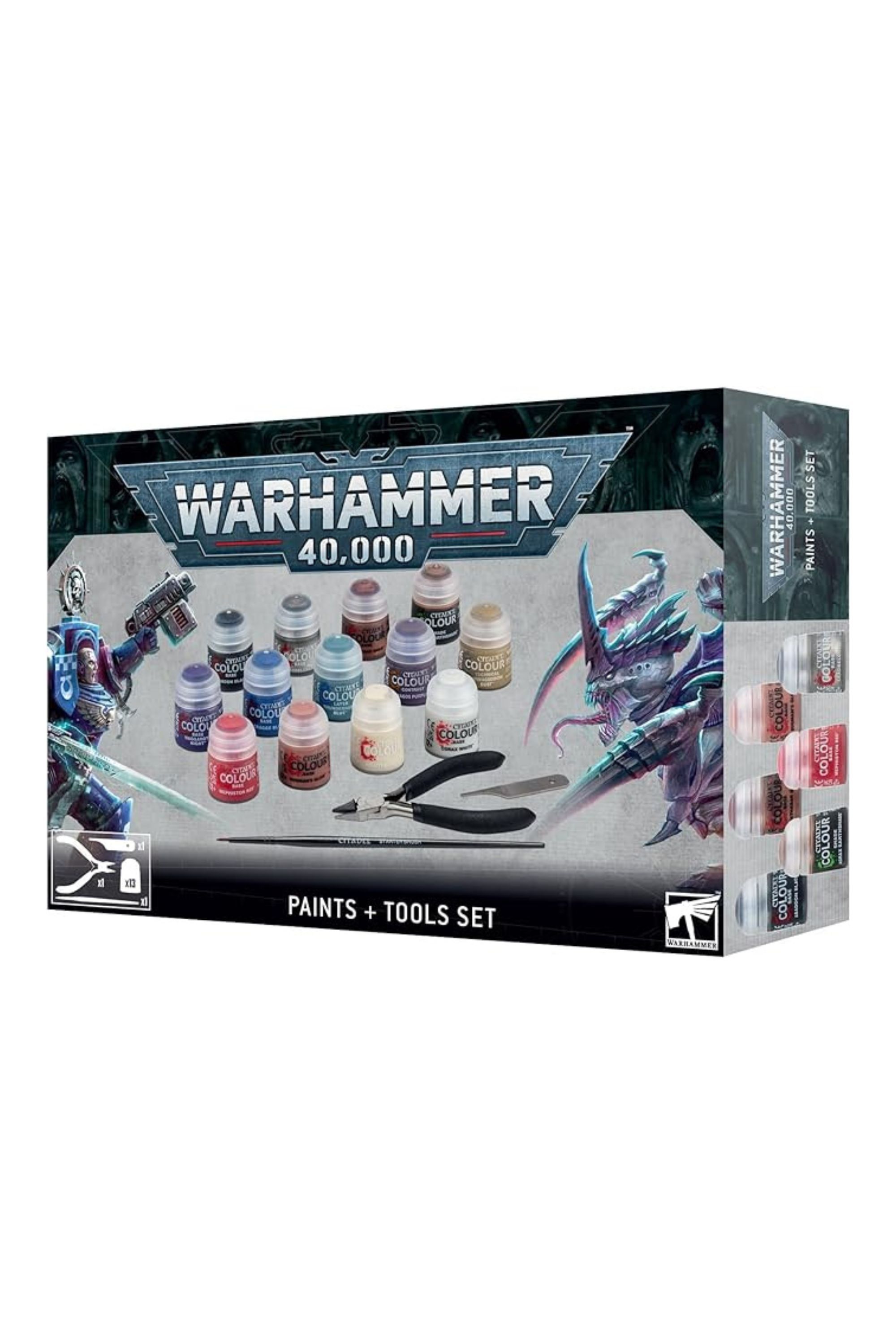 Warhammer 40,000: Paints + Tools Set