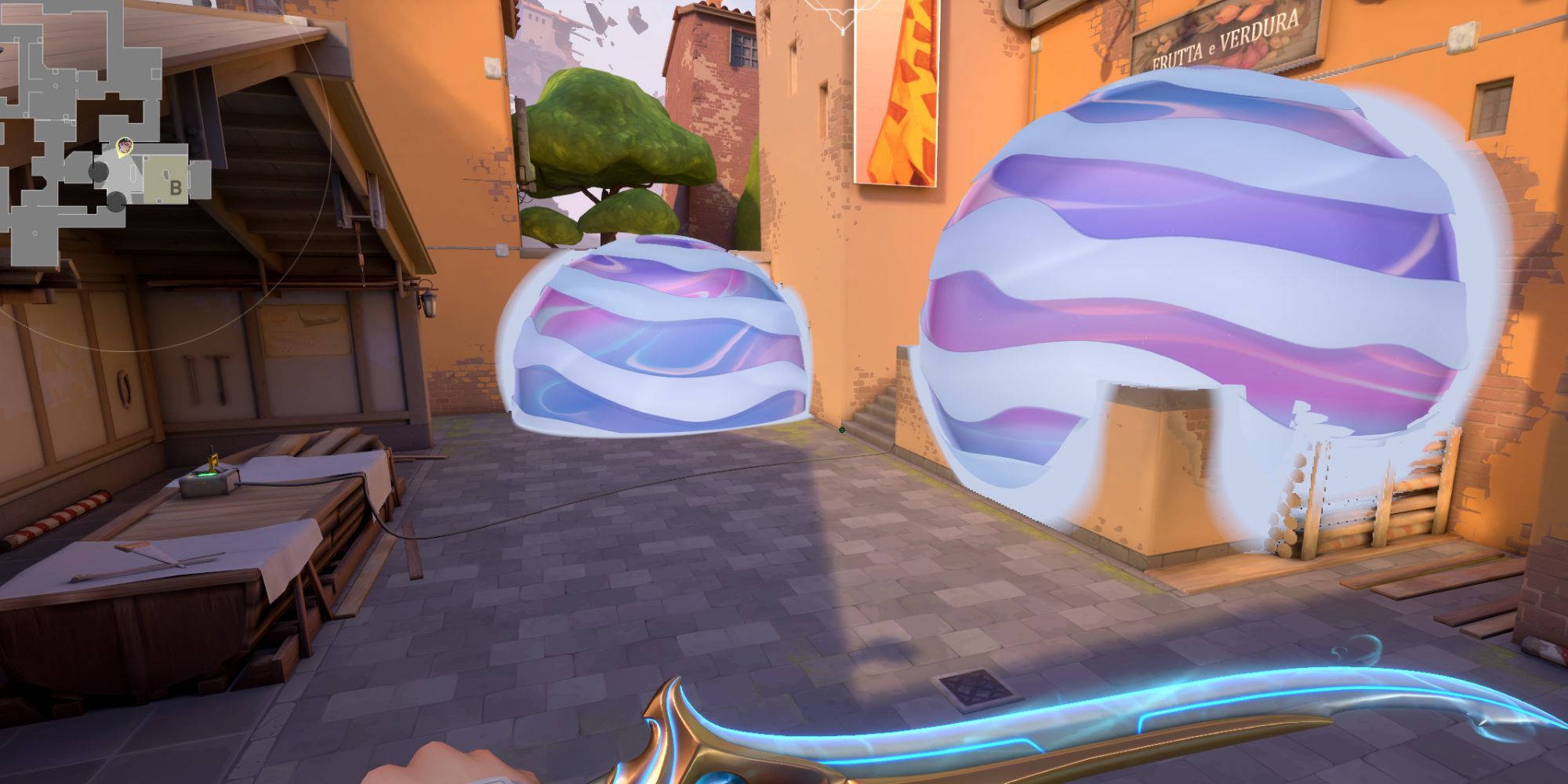 Valorant Clove Smokes On Ascent B Site For Attacking Side