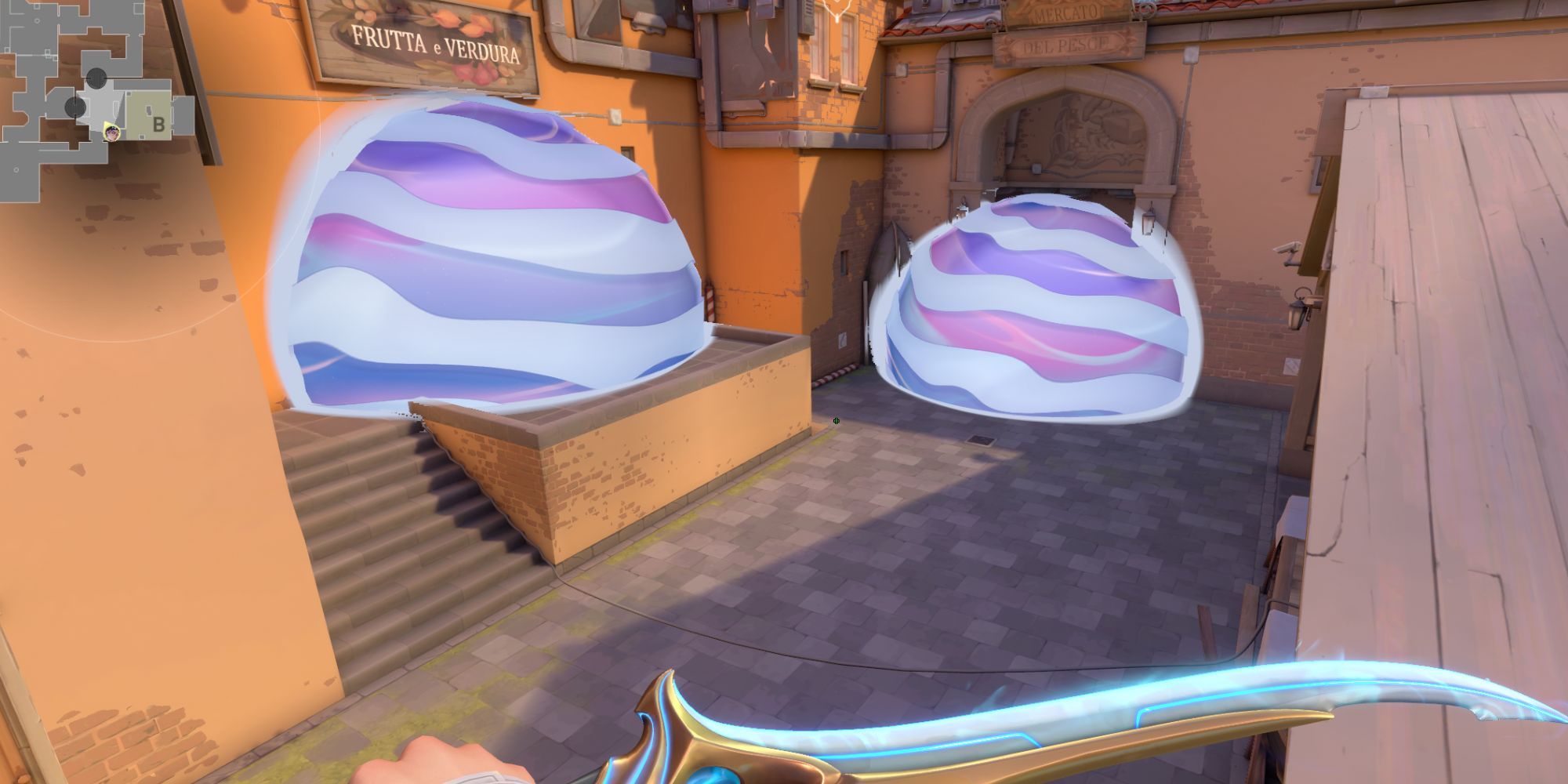Valorant Clove Smokes On Ascent B Site For Defending Side