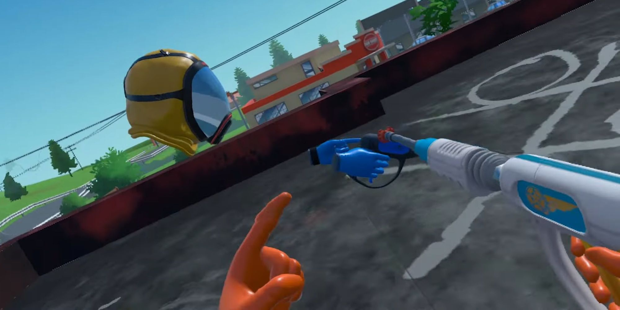 PowerWash Simulator VR: Cleaning With A Cooperative Partner In Multiplayer