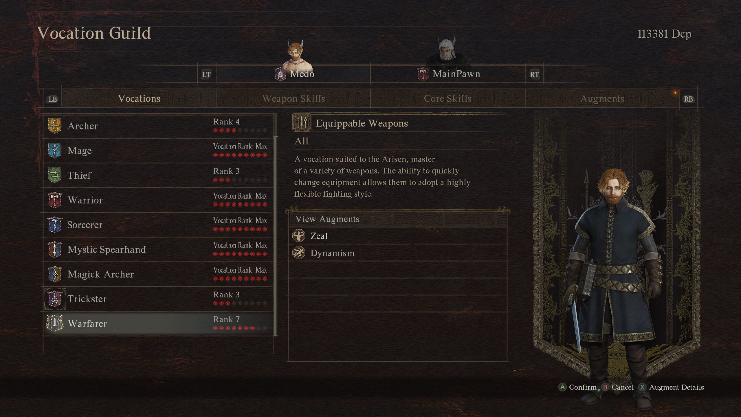 Warfarer Augments - Dragon's Dogma 2