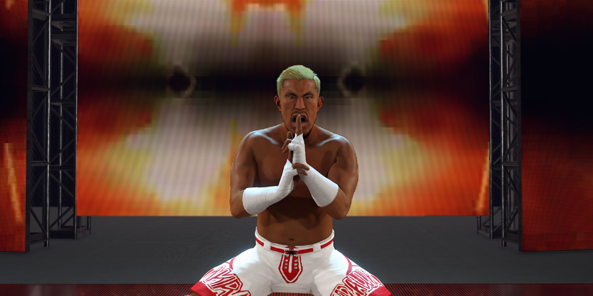 WWE 2K24 Screenshot Of Akira Tozawa Entrance