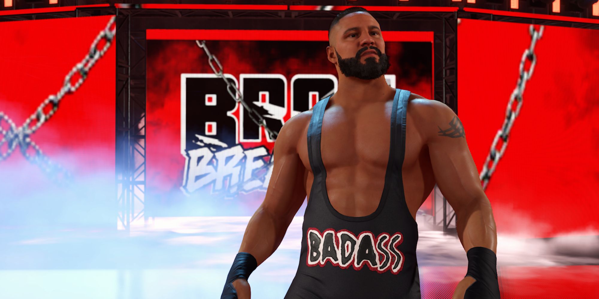 WWE 2K24 Screenshot Of Bron Breakker Entrance