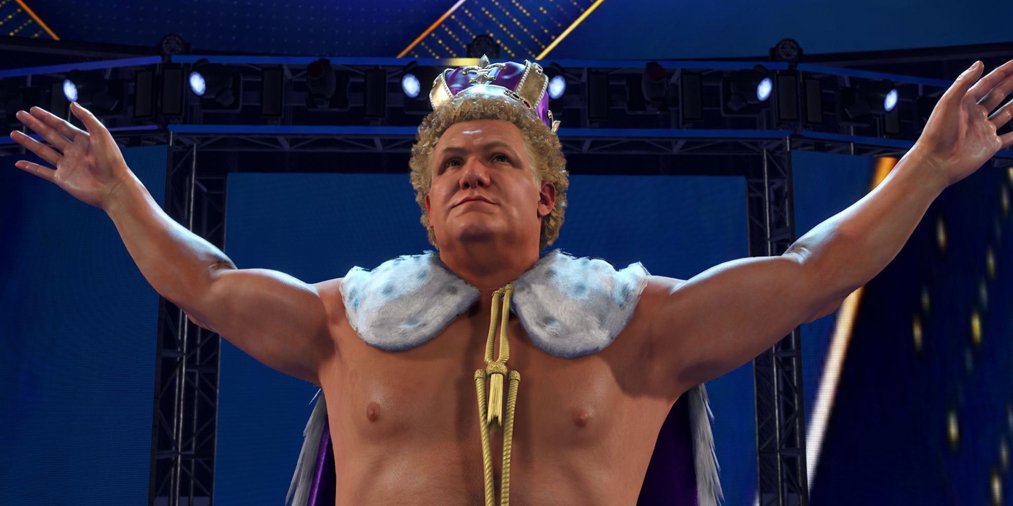 WWE 2K24 Screenshot Of Harley Race Entrance