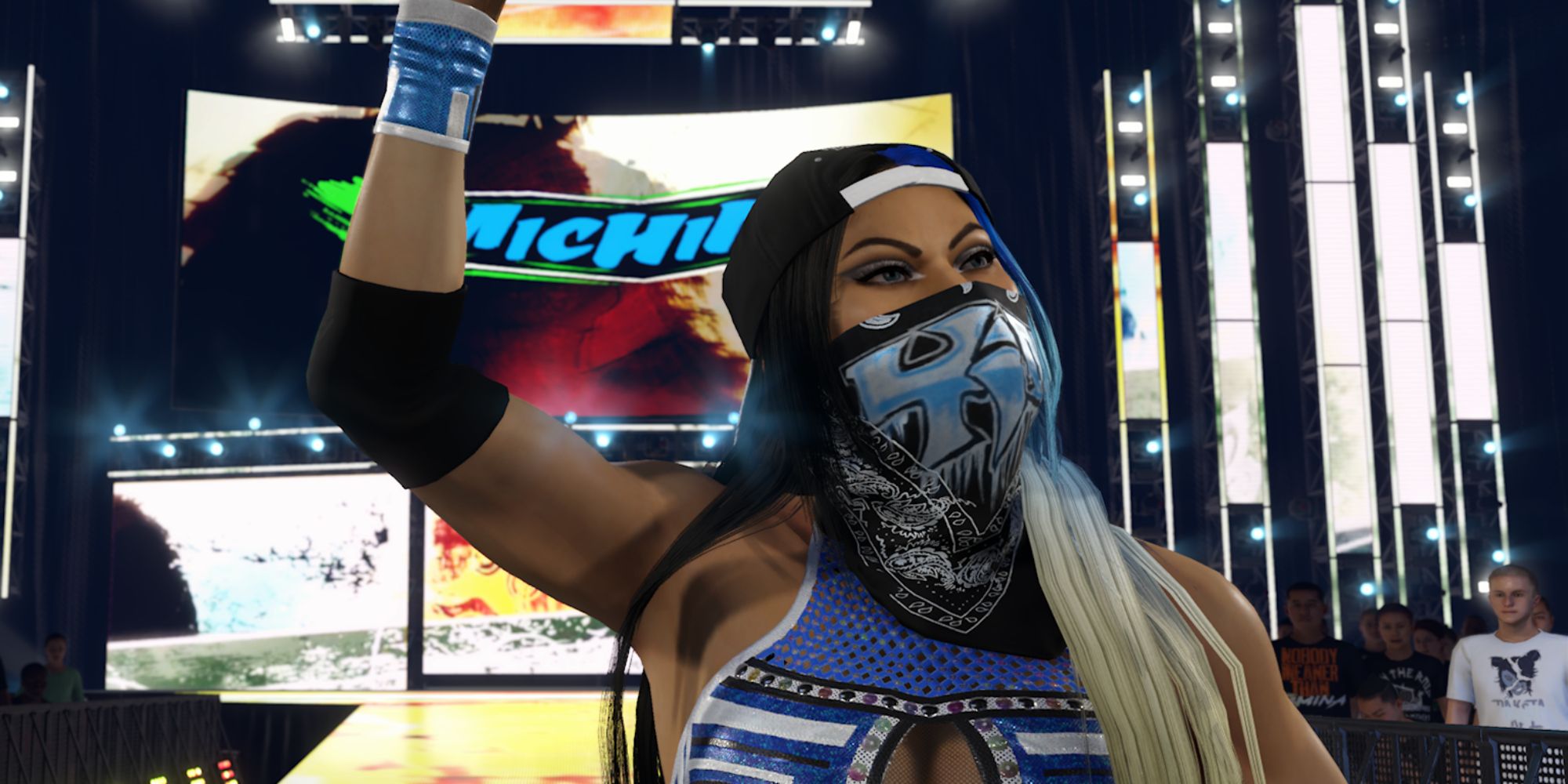 WWE 2K24 Screenshot Of Michin Entrance
