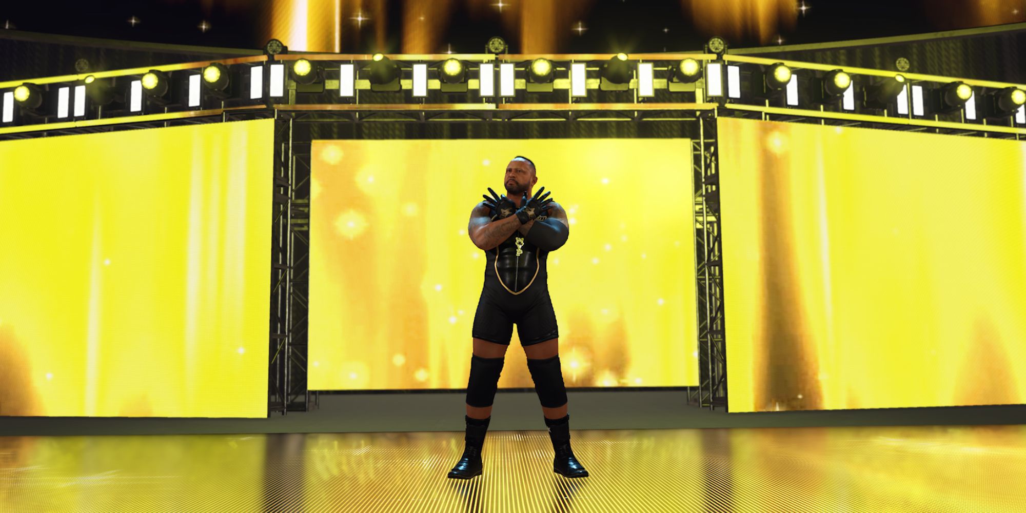 WWE 2K24 Screenshot Of MVP Making His Entrance