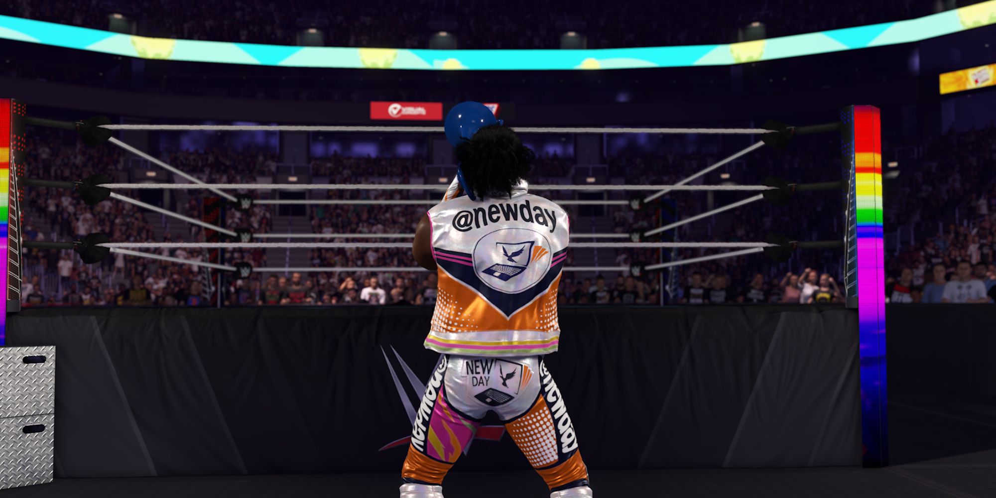 WWE 2K24 Screenshot Of Xavier Woods Entrance