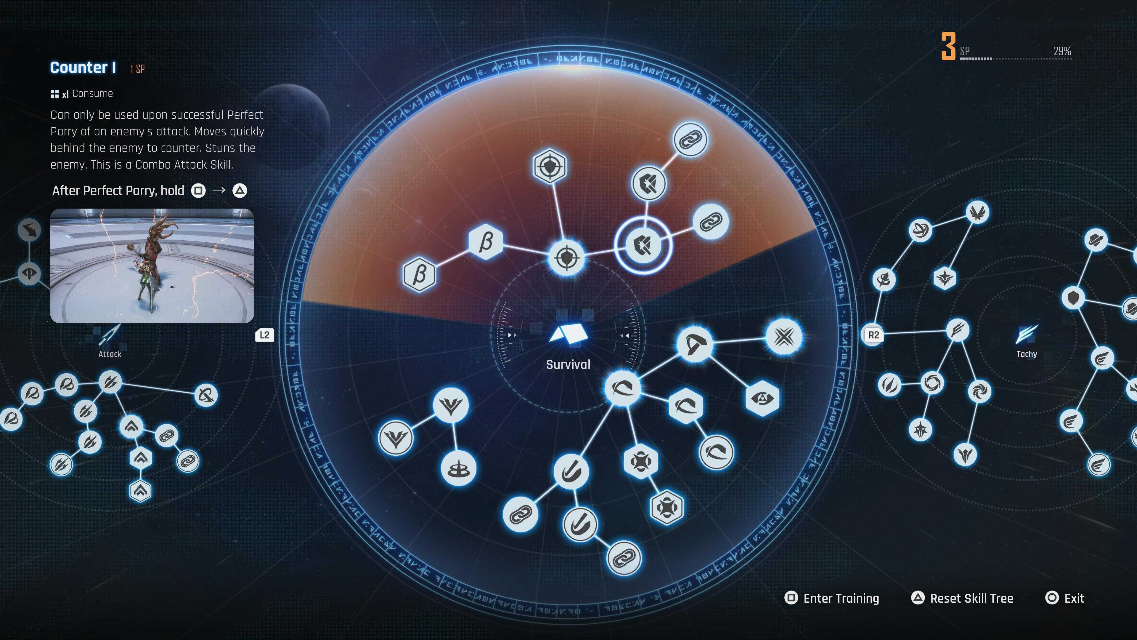 Counter 1 skill - Stellar Blade