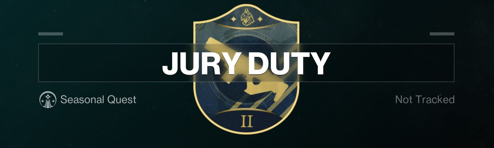 Destiny 2 Jury Duty Quest Title