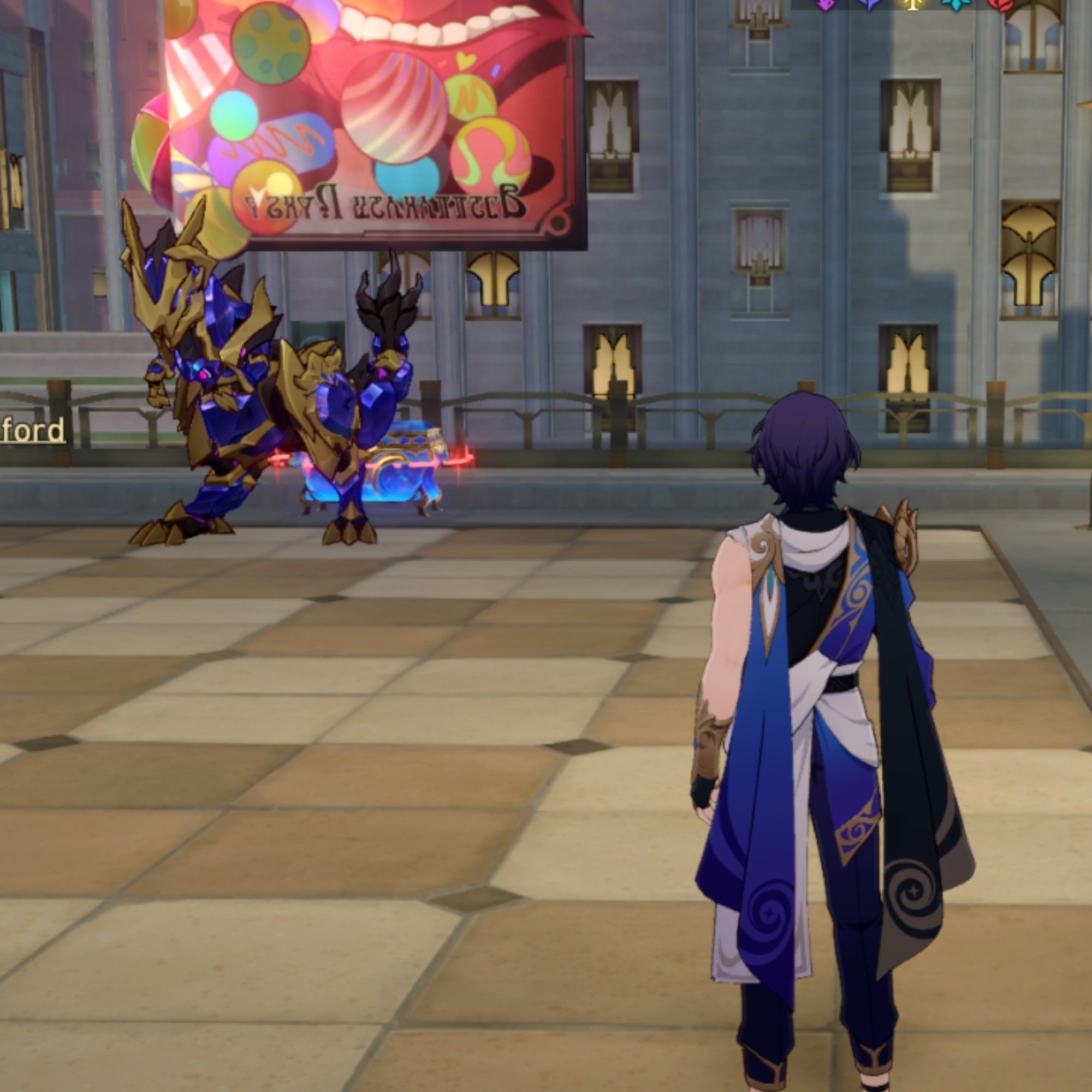 Ratio stares down an enemy in Honkai Star Rail.