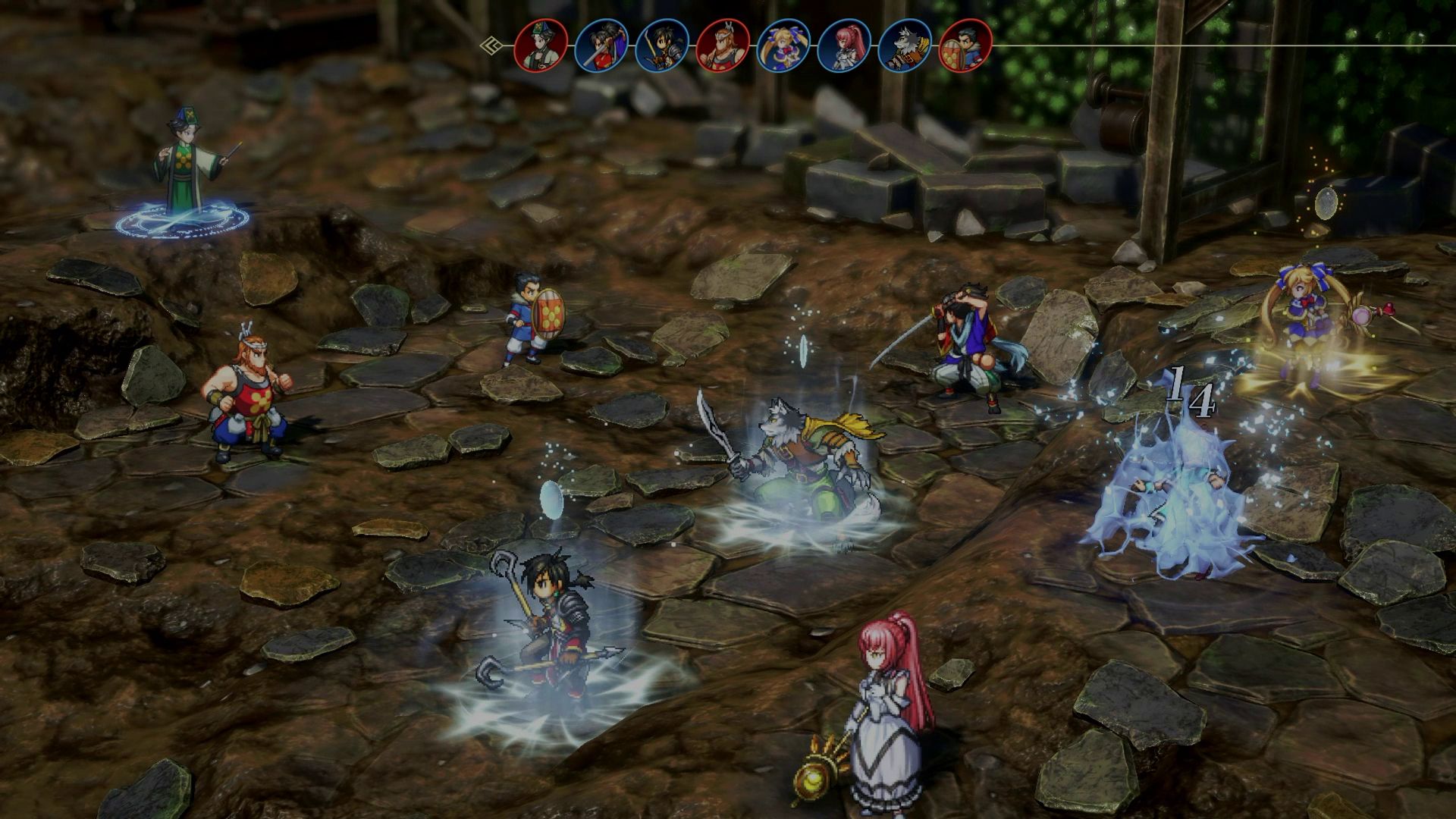 Eiyuden Chronicle Hundred Heroes, Abandoned Mine, Abandoned Mine Bosses