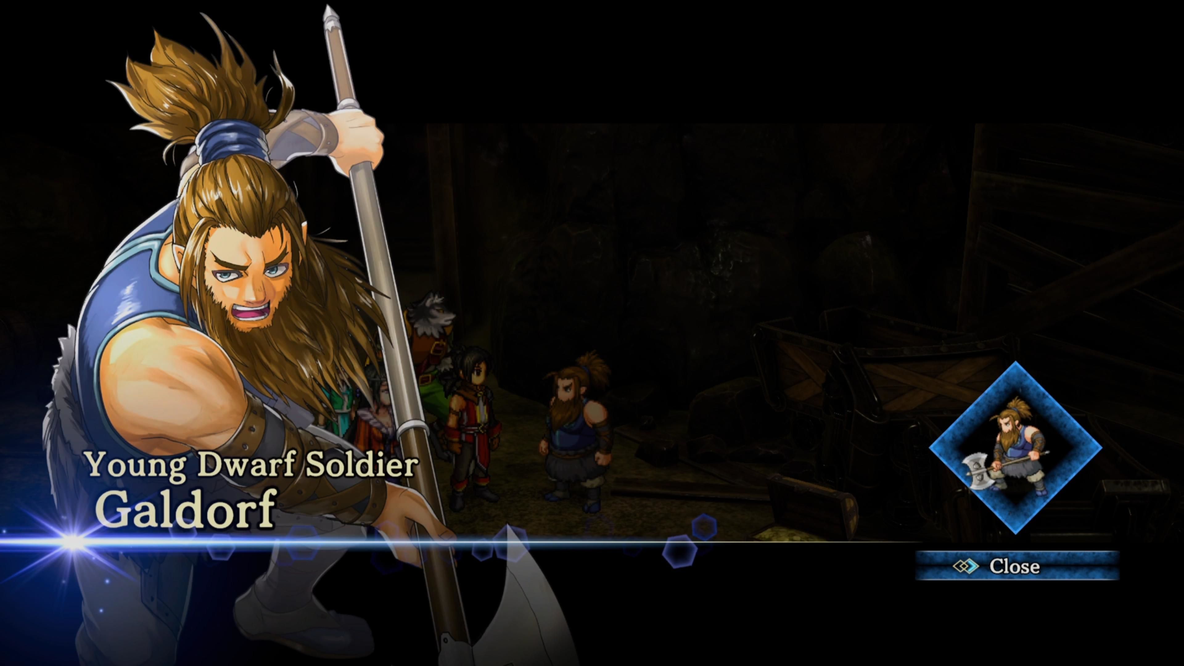 Eiyuden Chronicle Hundred Heroes, Near Castle, Recruiting Galdorf