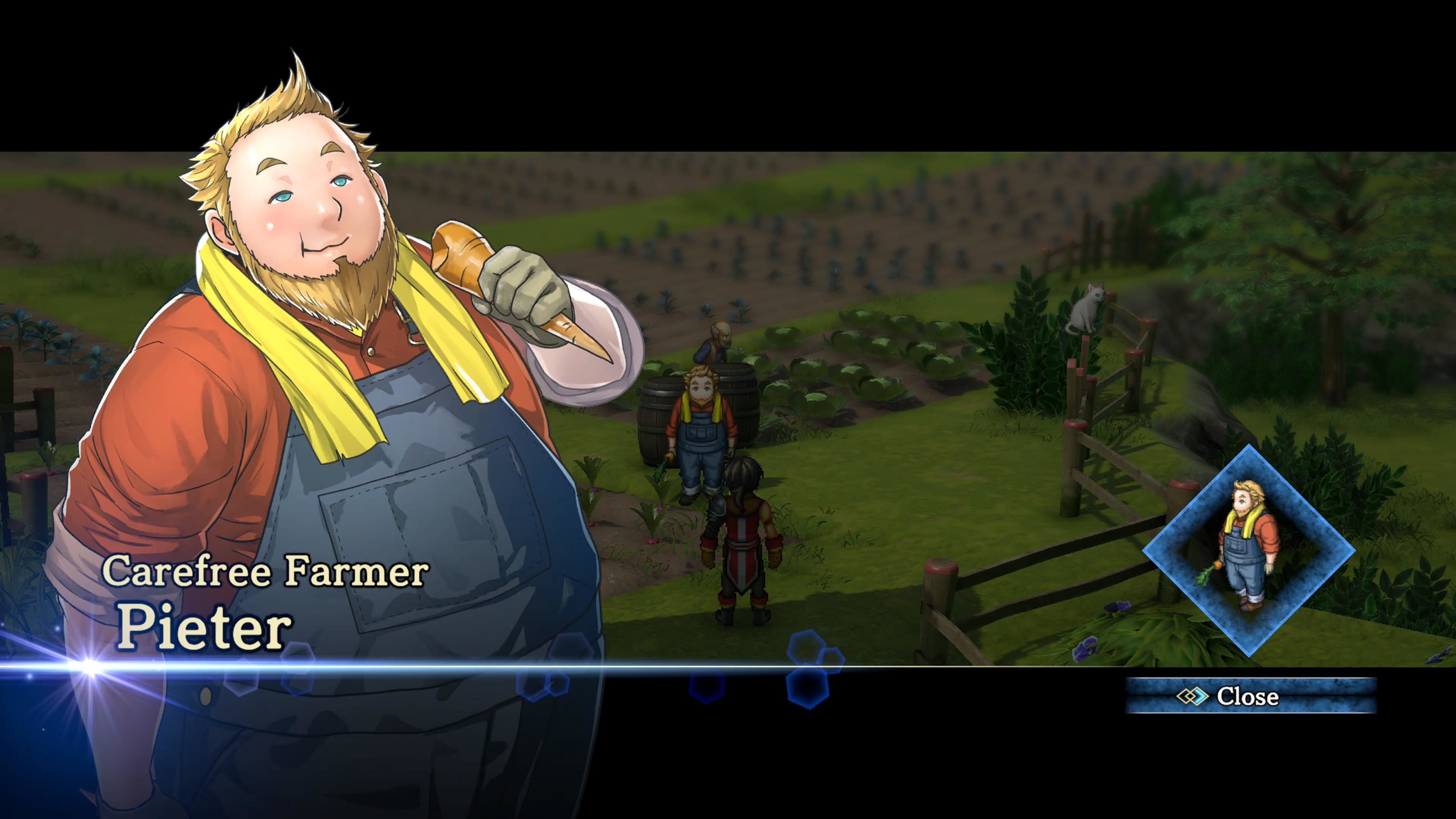 Eiyuden Chronicle Hundred Heroes, Pieter recruitment image