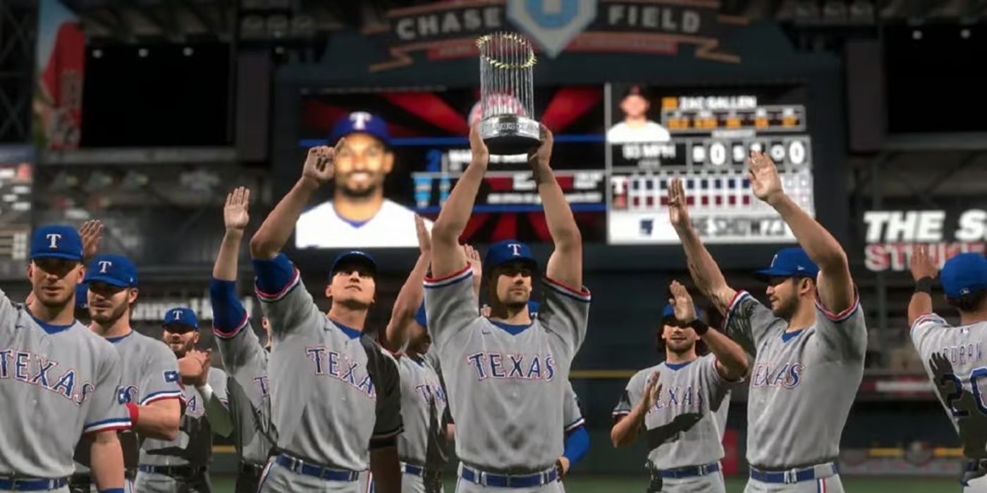 Texas Rangers Celebrate World Series in MLB The Show 24