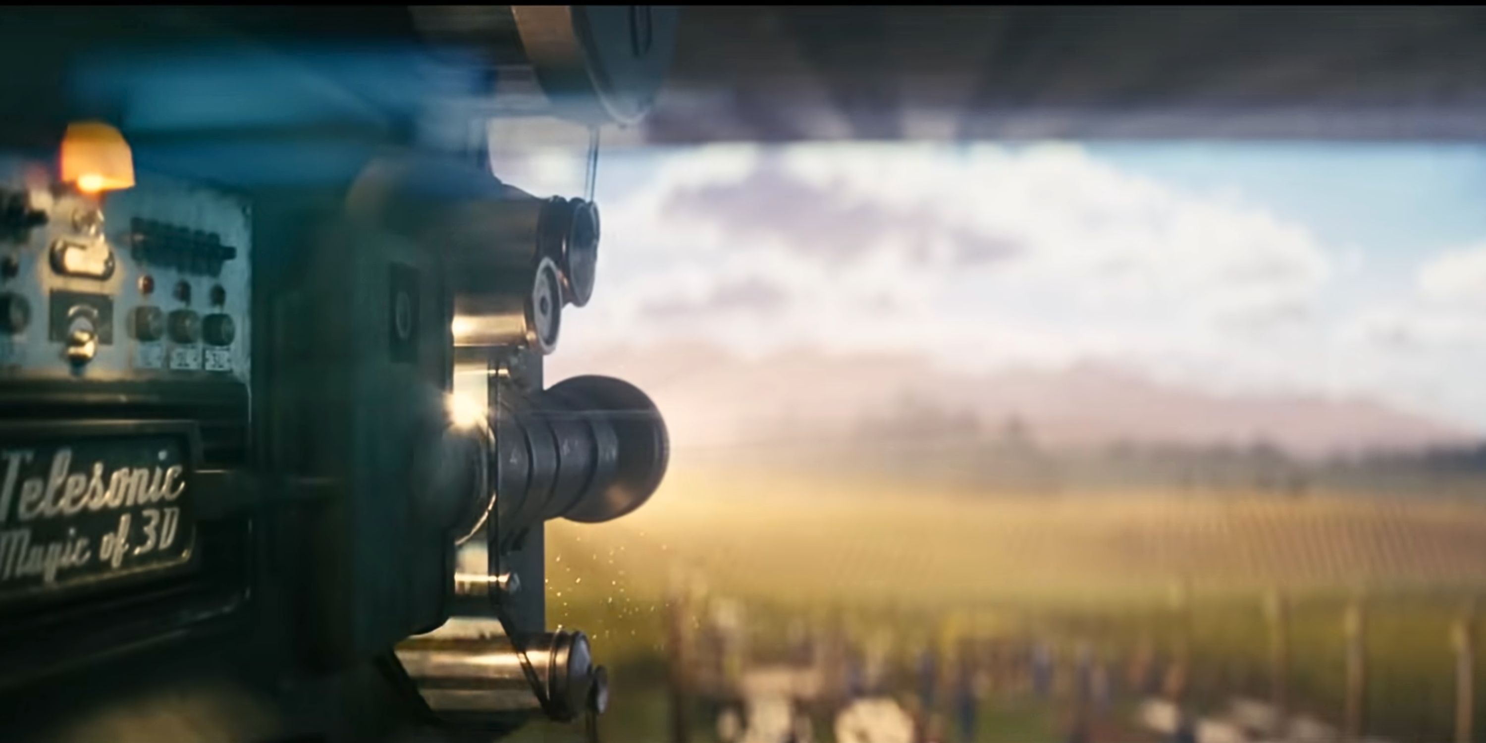 Camera filming open field in Fallout TV Show trailer