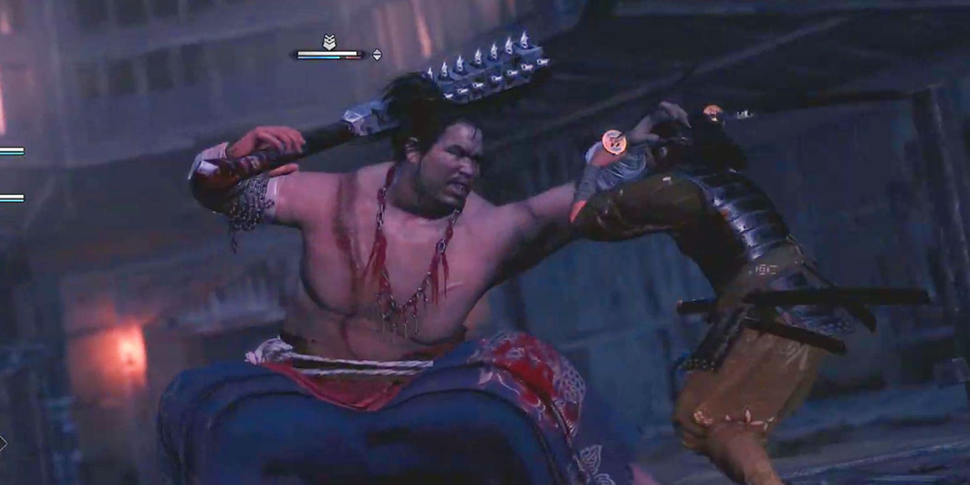 Kimenzan the Crusher fighting in Rise of the Ronin
