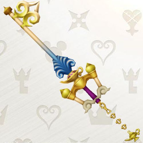Kingdom Hearts 2 Wishing Lamp Keyblade