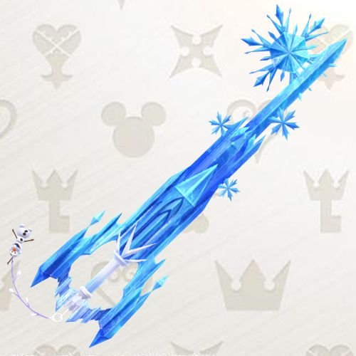 Kingdom Hearts 3 Crystal Snow Keyblade