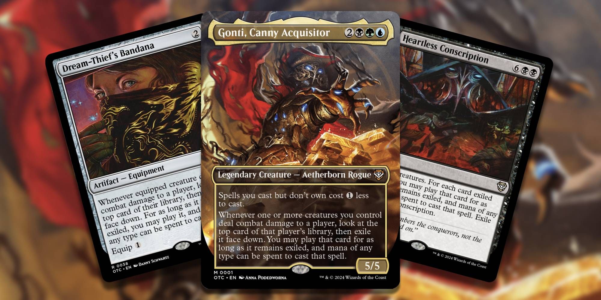 Magic The Gathering Grand Larceny Commander Cards Gonti, Canny Acquisitionjpg