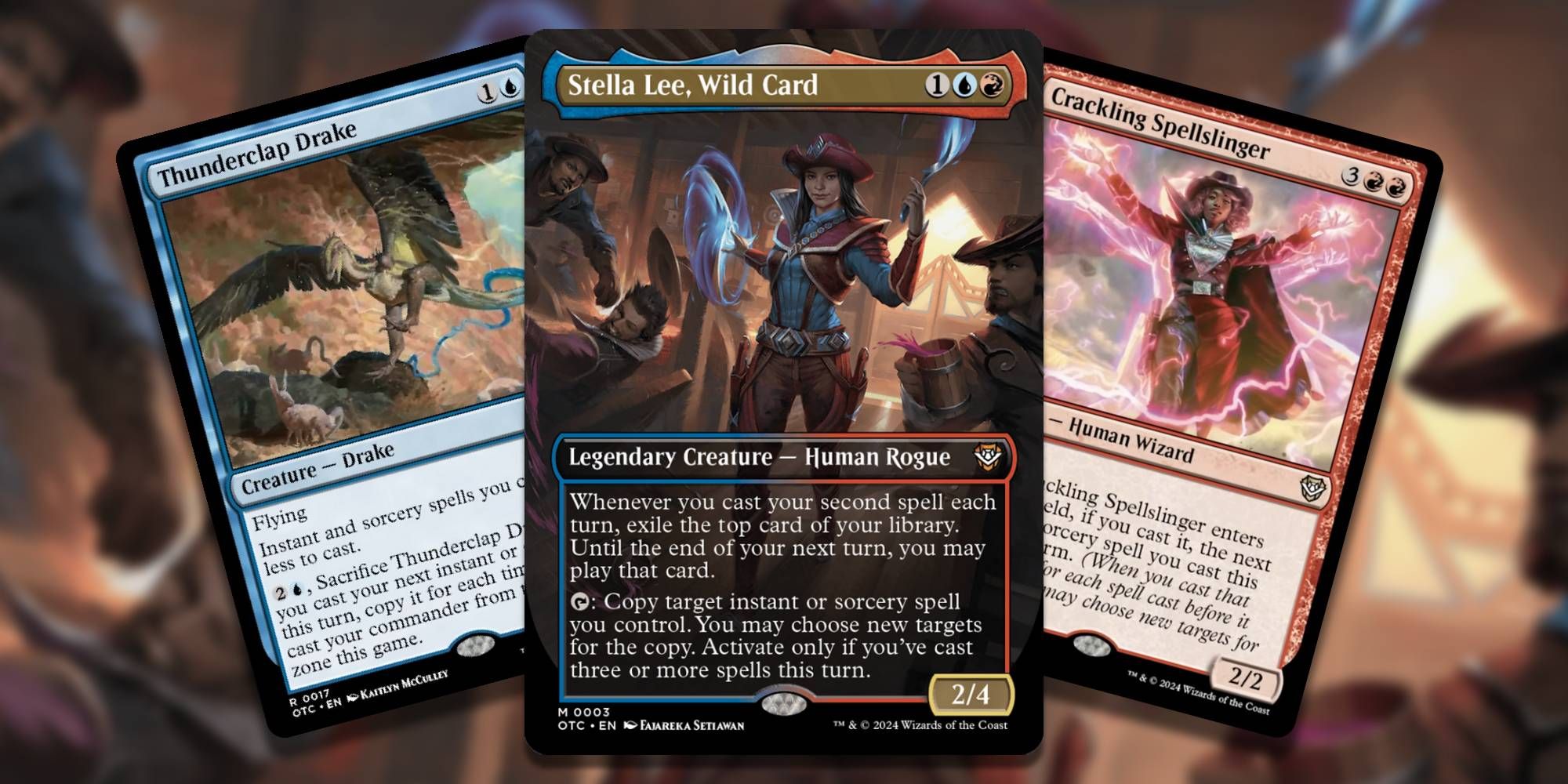 Magic The Gathering Quick Draw Commander Cards Stella Lee Wild Cared