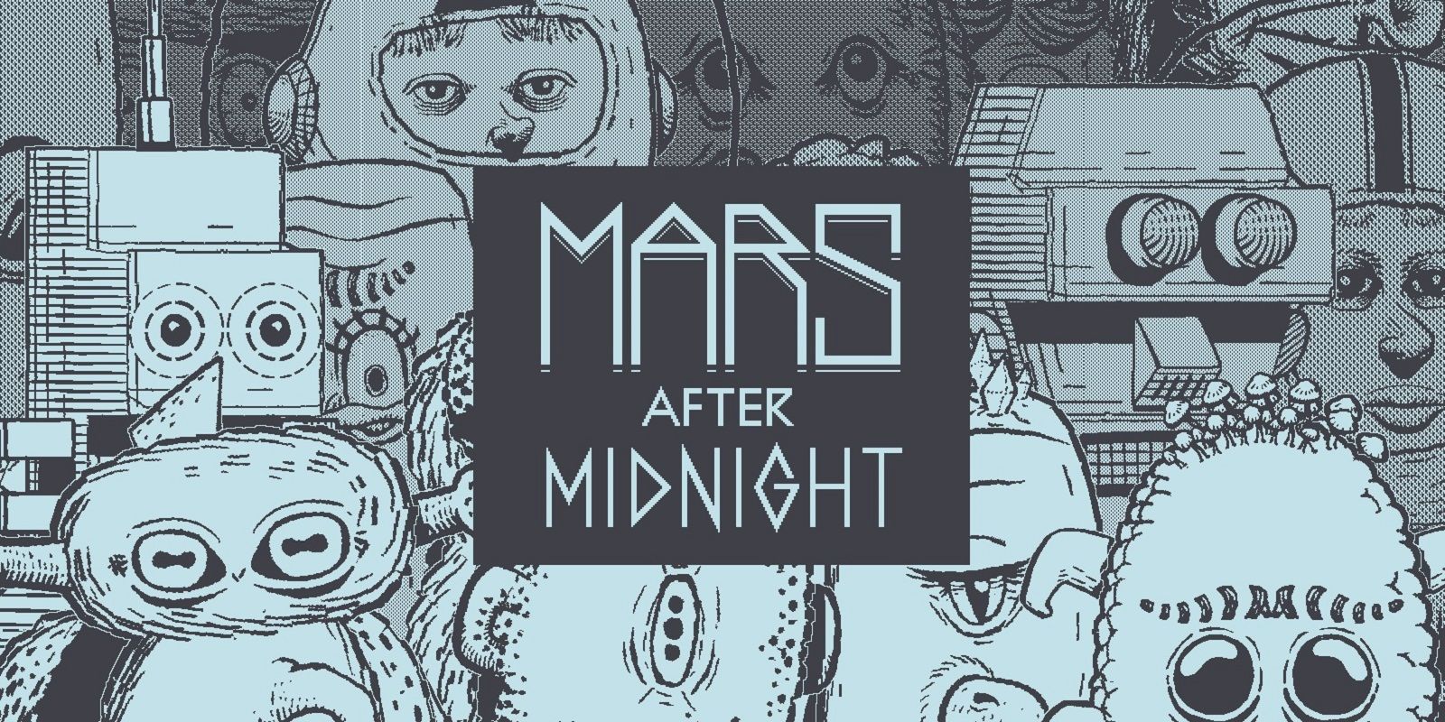 mars after midnight start screen on playdate