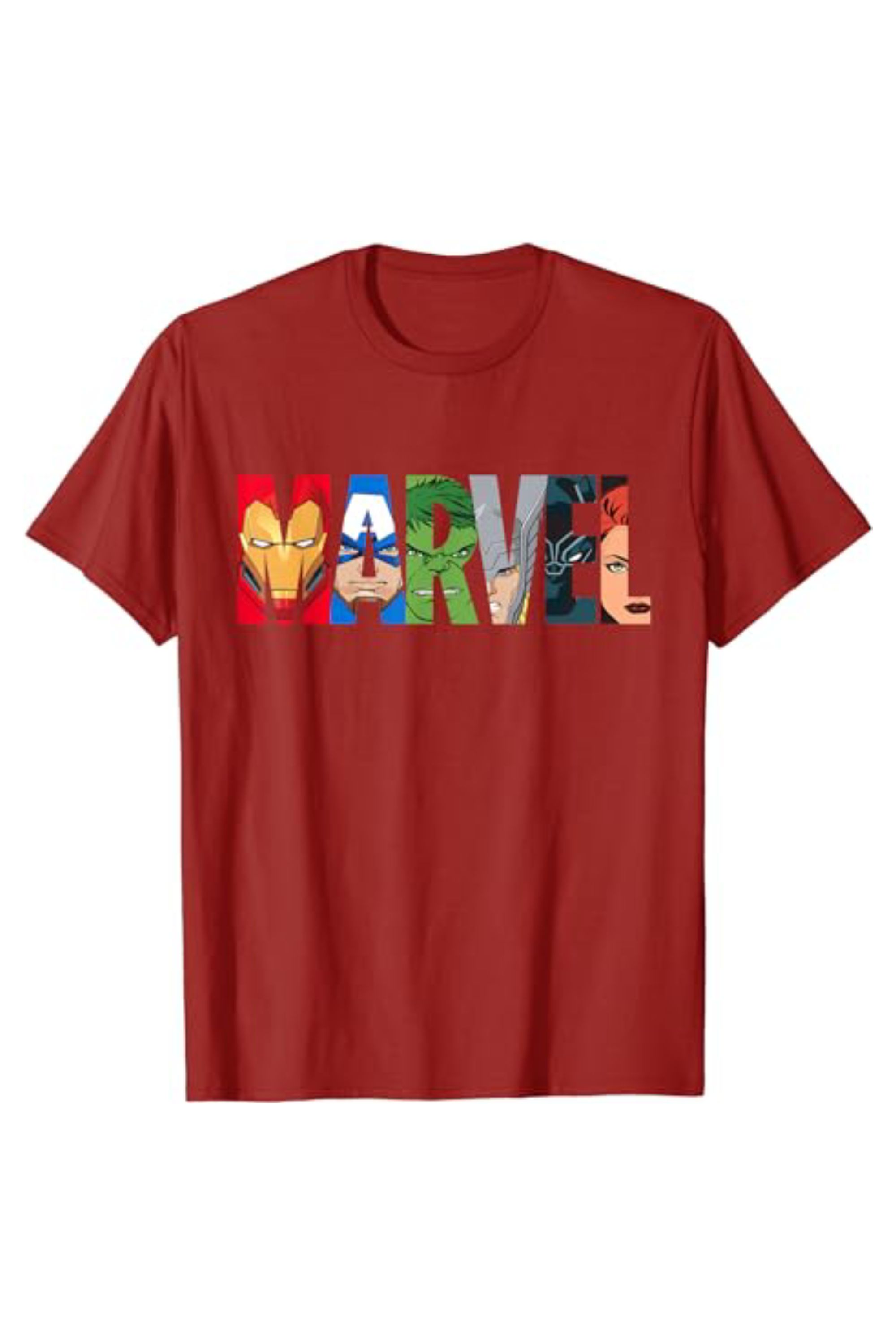 Product Image Of Marvel Logo Avengers Super Heroes T-Shirt