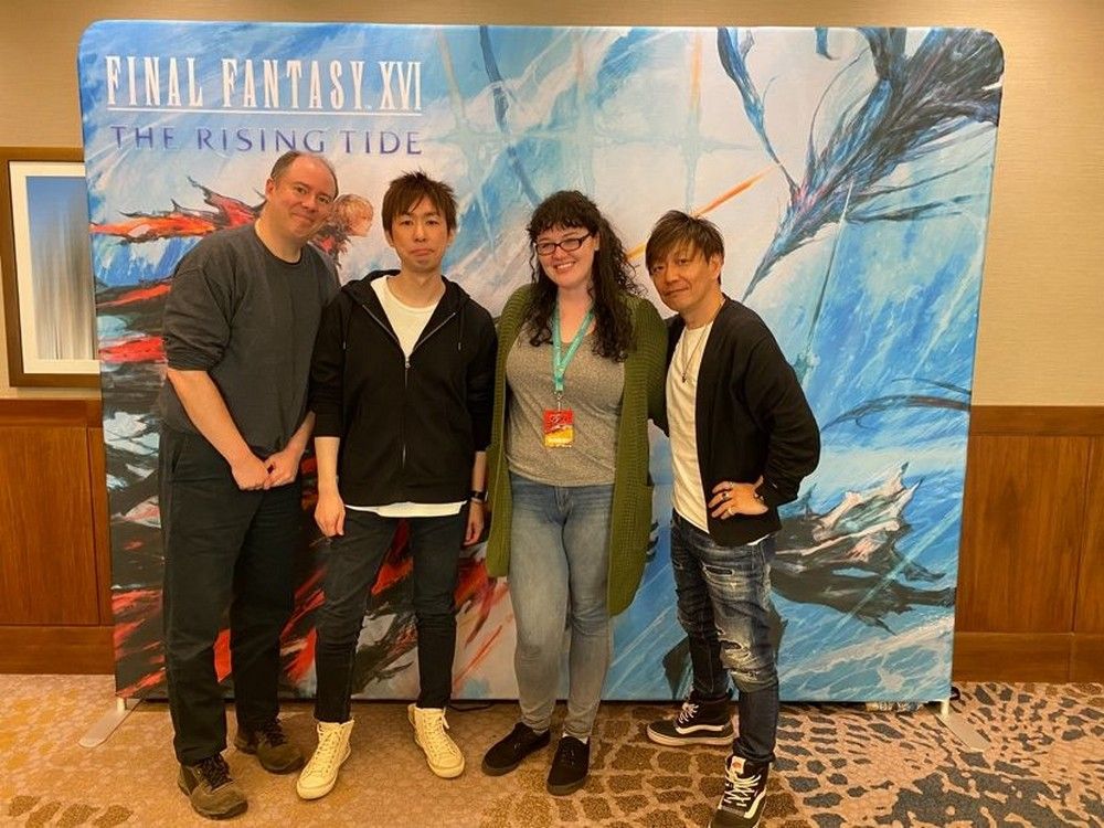 michael christoper koji fox takeo kujiraoka and naoki yoshida final fantasy pax