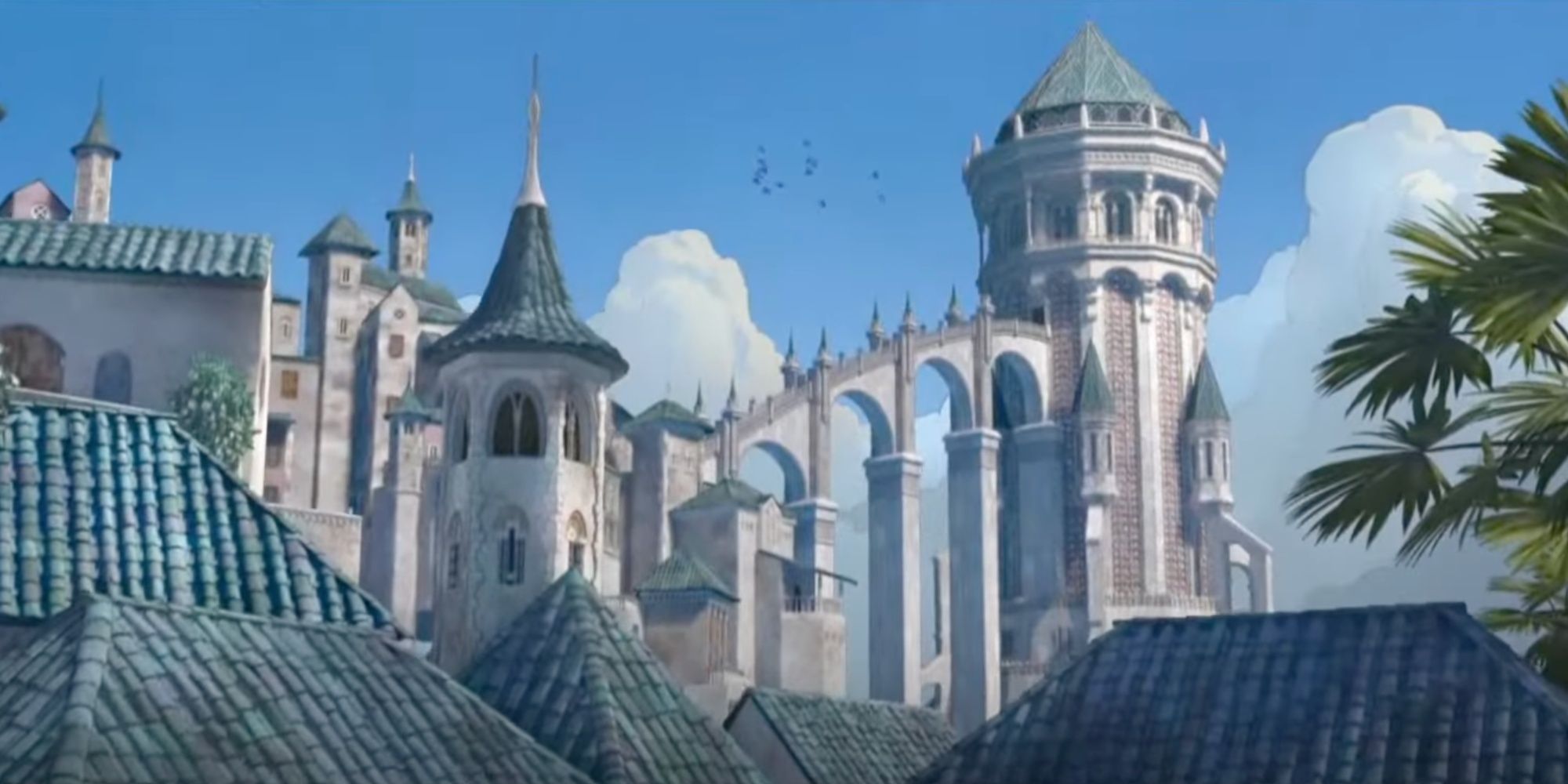 Disney Wish Rosas castle