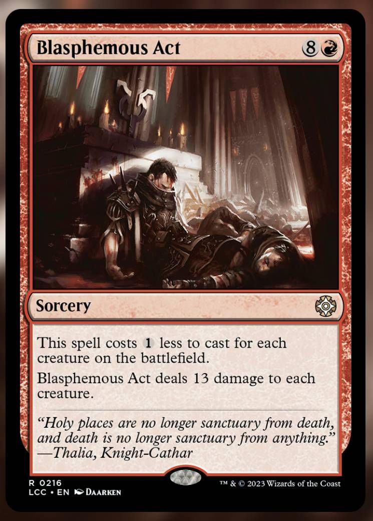 MTG - Blasphemous Act