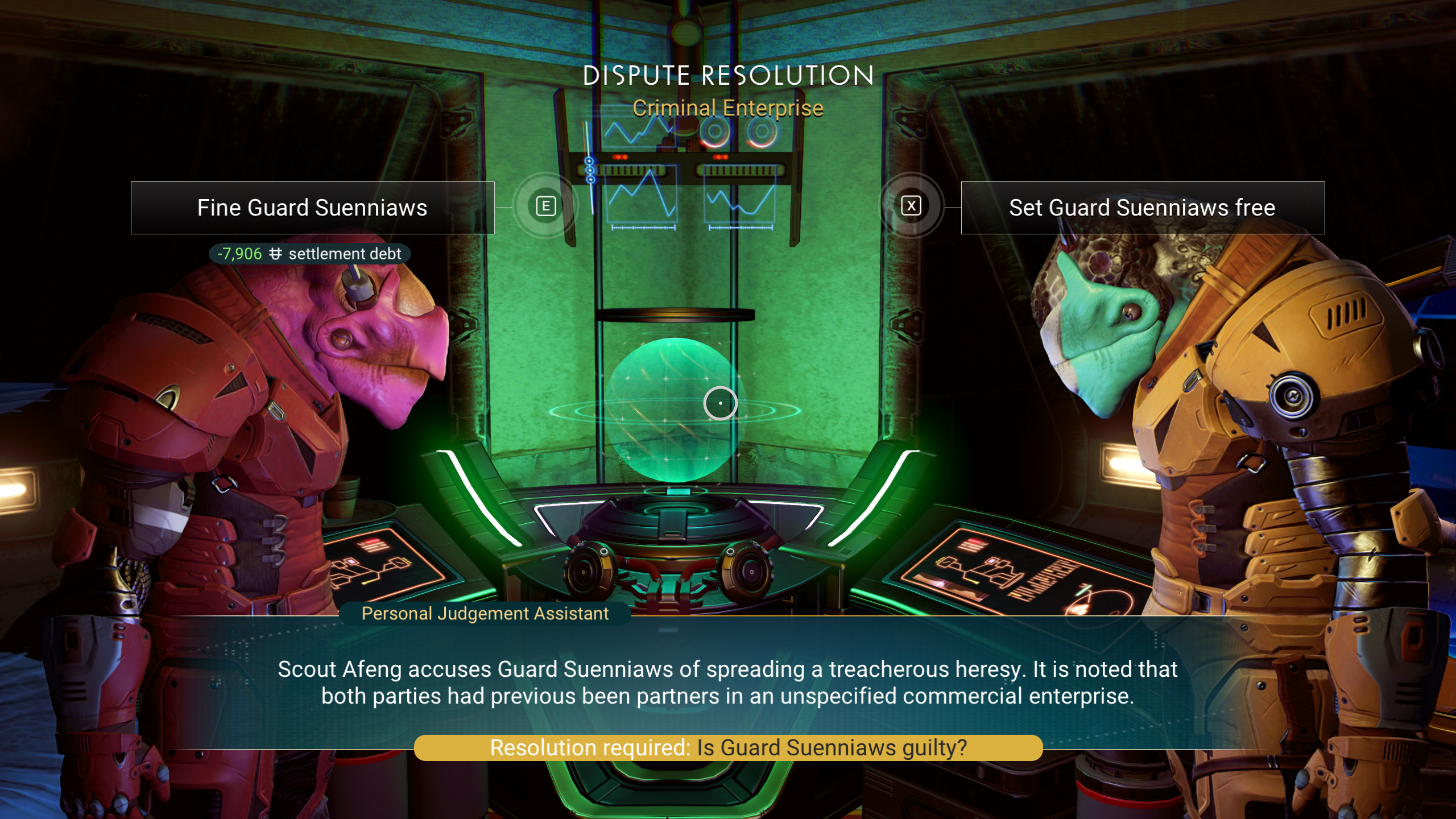 No Man's Sky Settlement Citizen Dispute