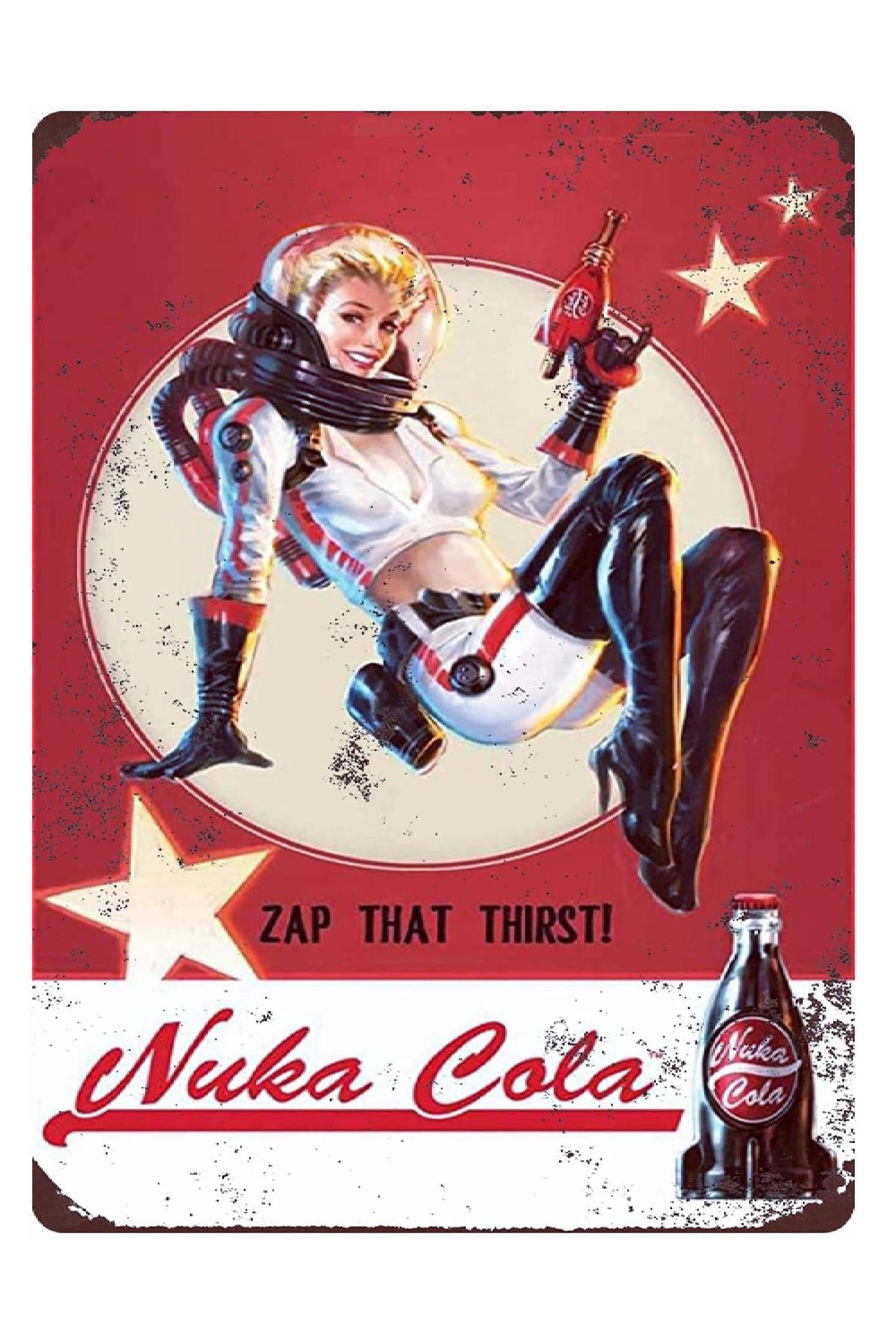 Nuka Cola Vintage Tin Sign