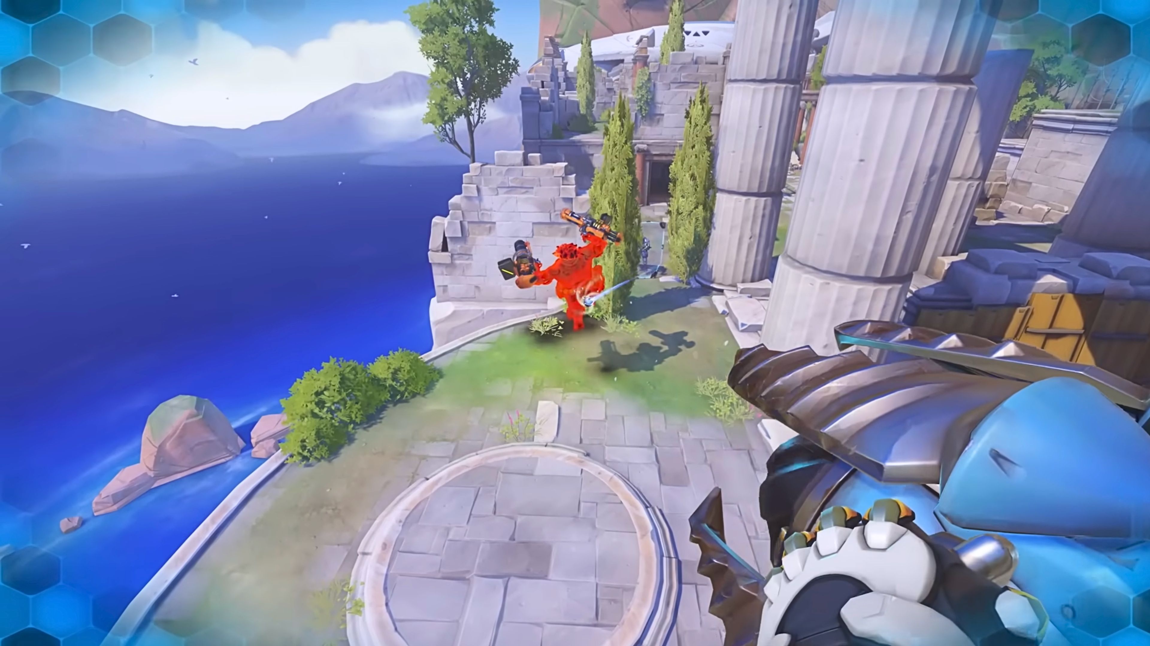 Overwatch 2 Venture Air Shot at Mauga