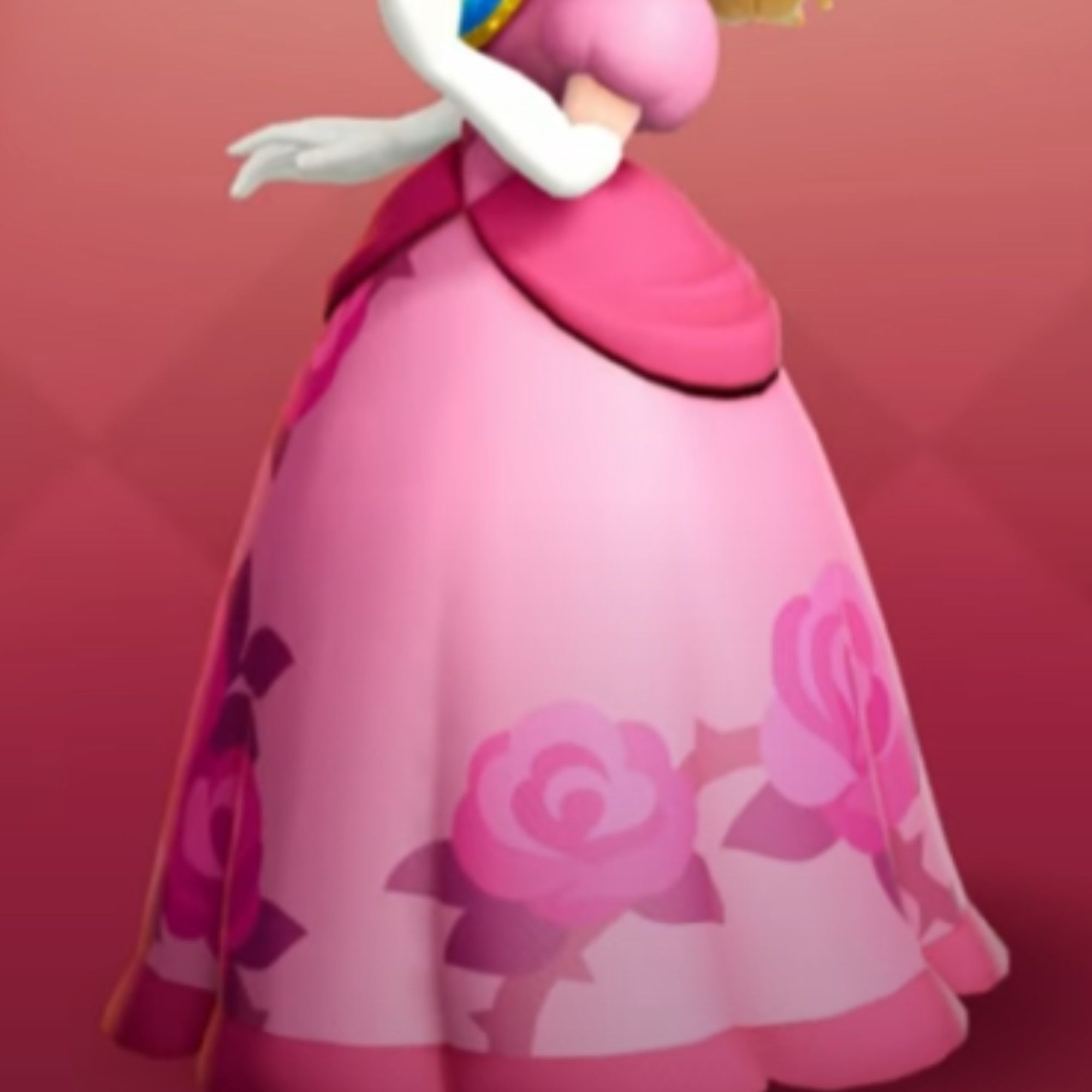 Princess Peach in a dress in Princess Peach: Showtime!