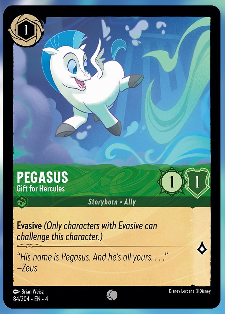 Pegasus, Gift for Hercules