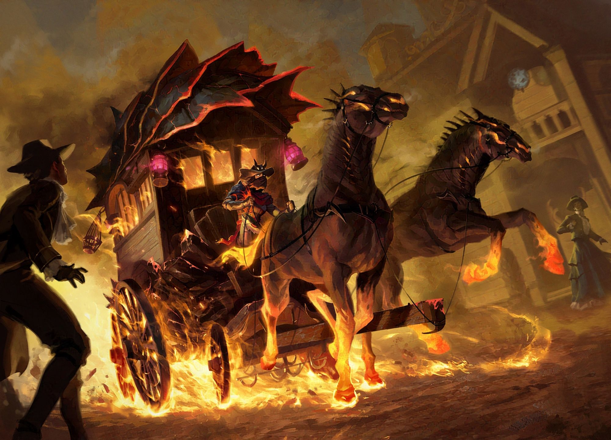 Smoldering Stagecoach by Billy Christian