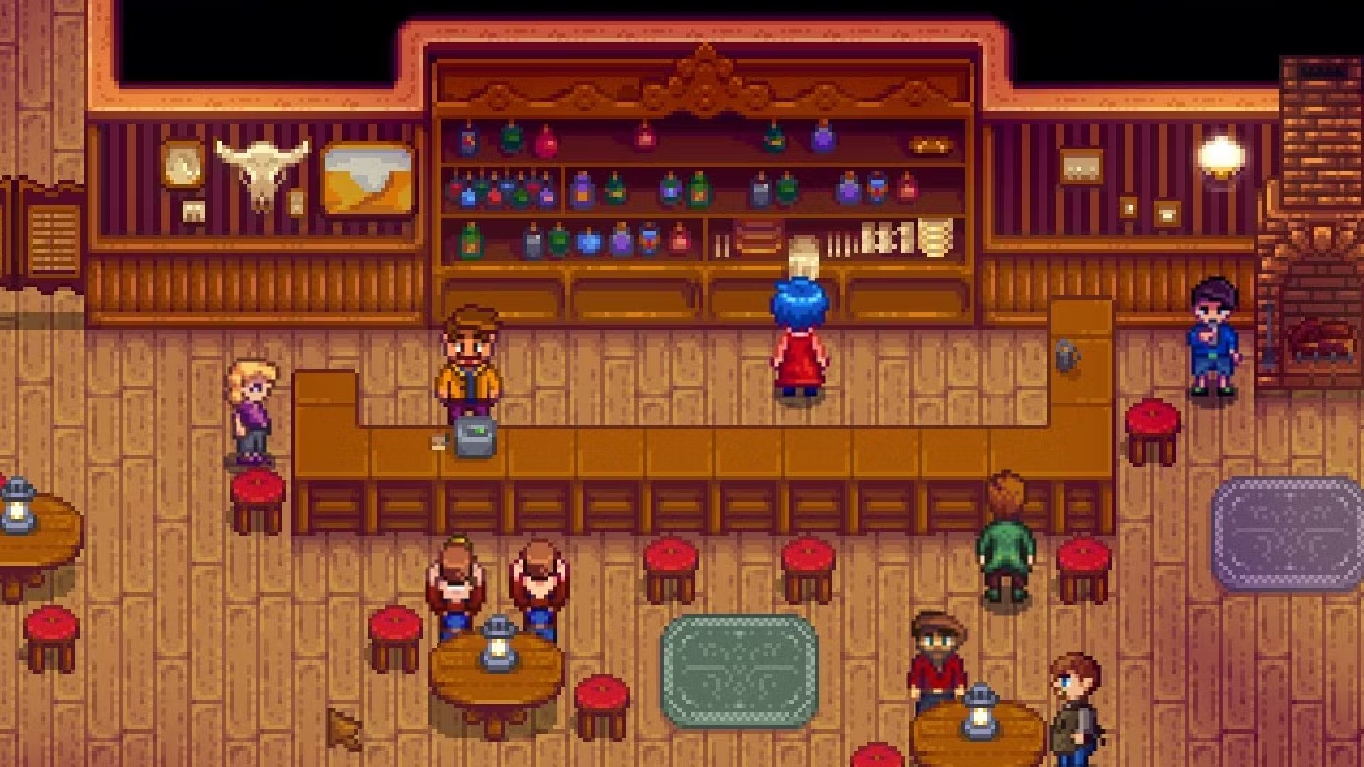 stardew valley inside stardrop saloon